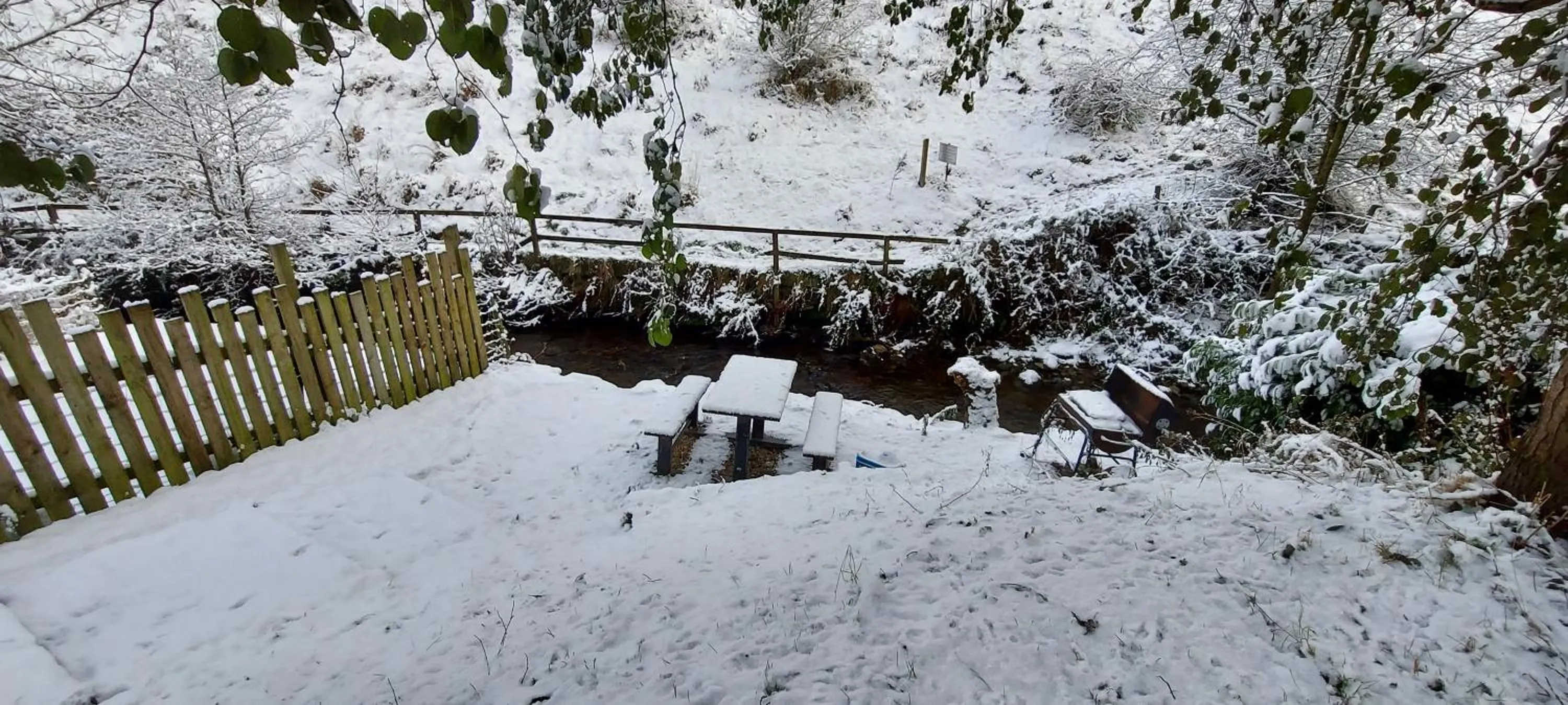 Winter in Trawden Arms Community Owned Pub