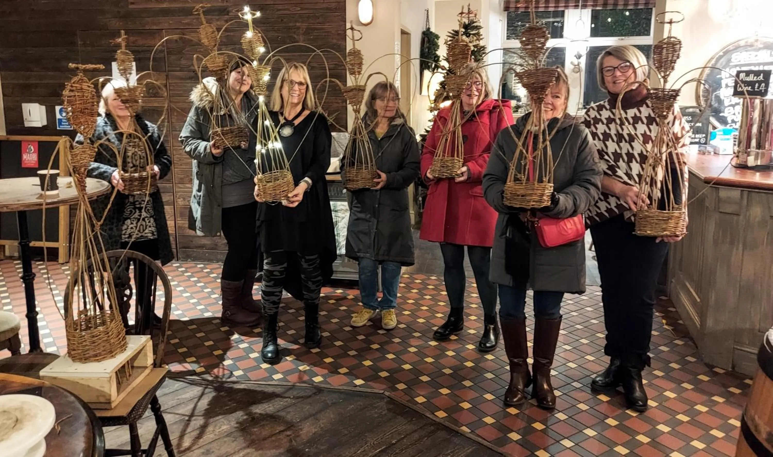 People in Trawden Arms Community Owned Pub