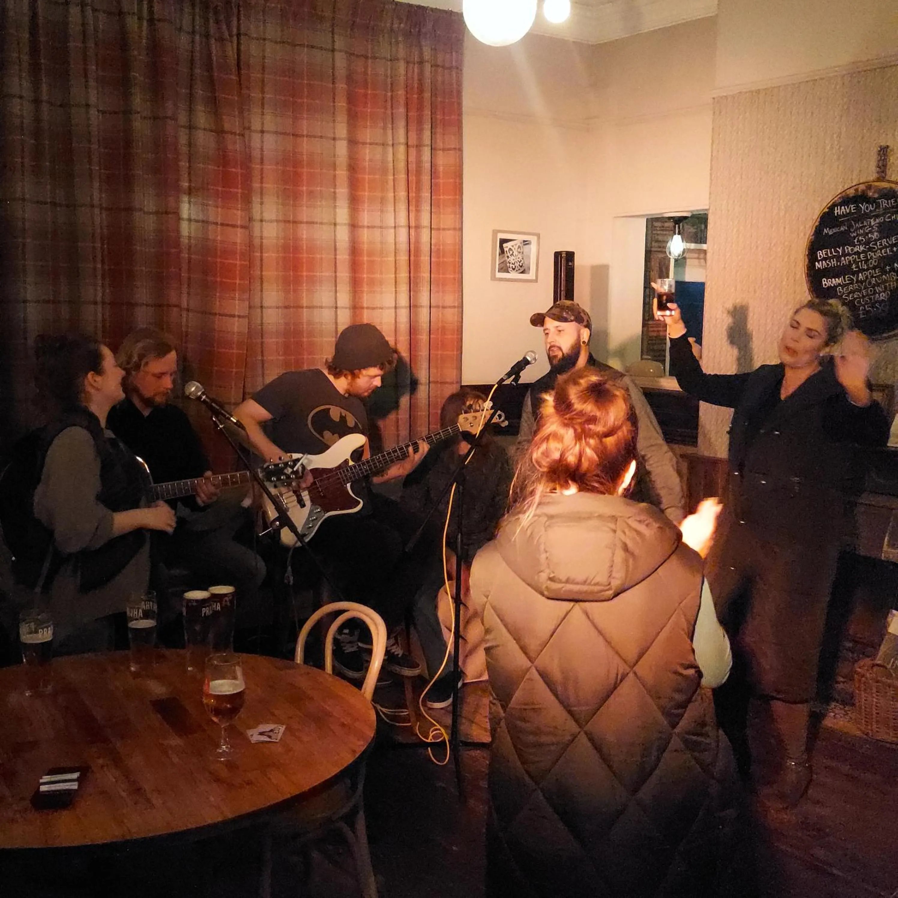 People in Trawden Arms Community Owned Pub