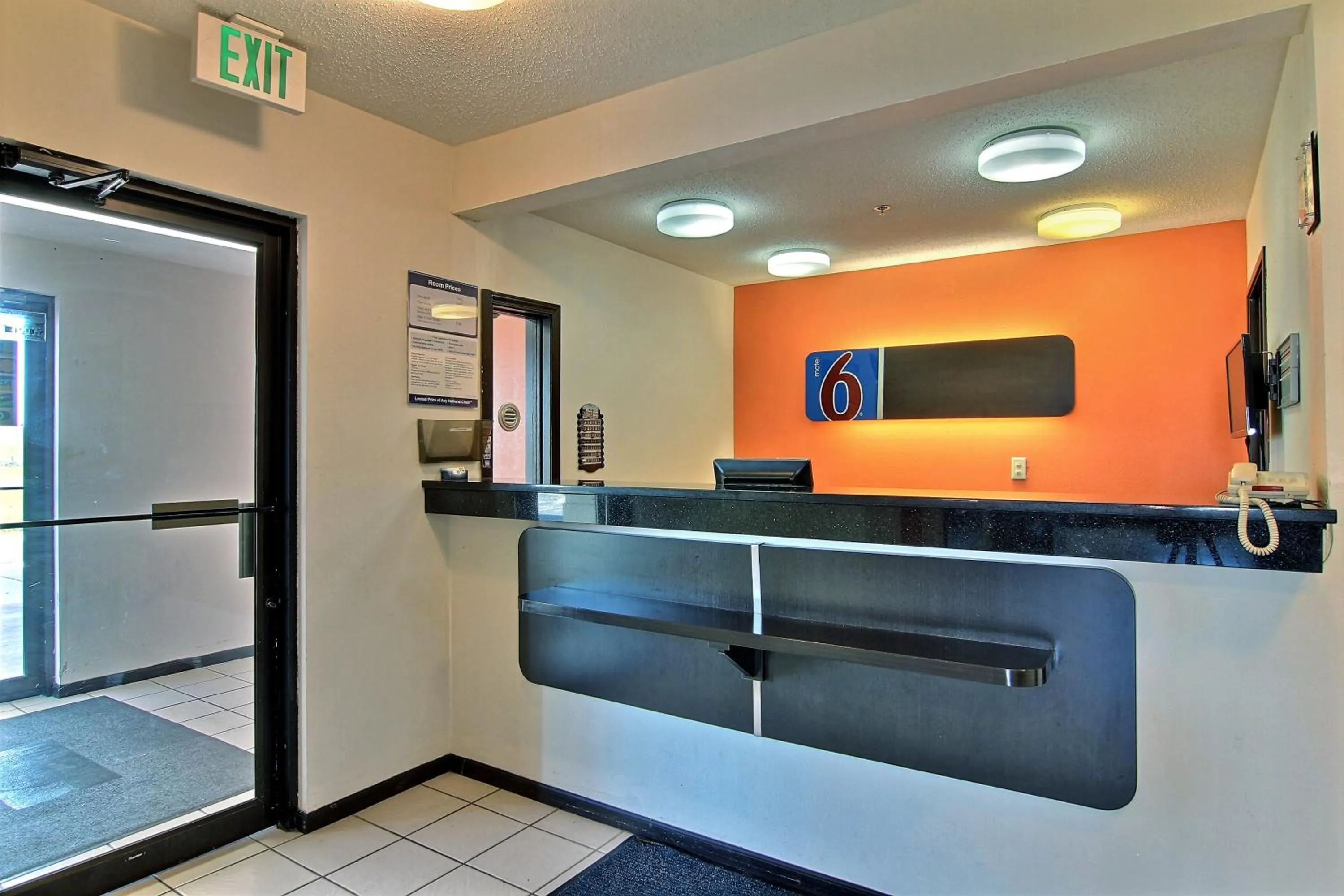 Lobby or reception in Motel 6-Gilman, IL