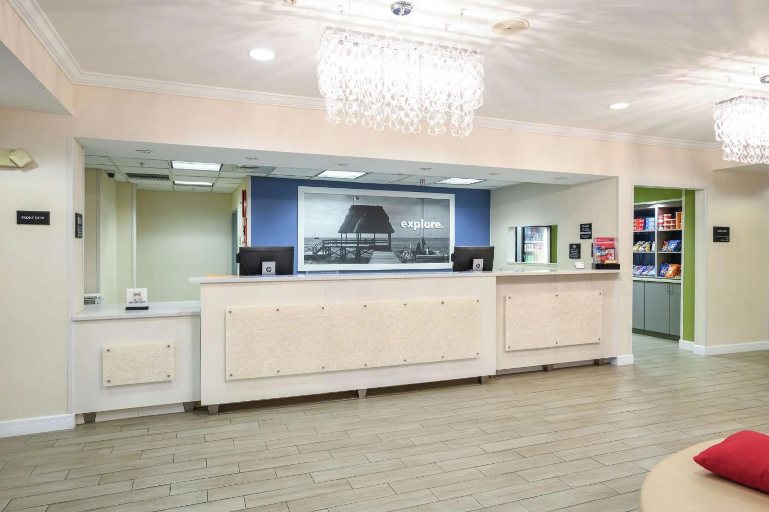 Lobby or reception in Hampton Inn Jacksonville - East Regency Square