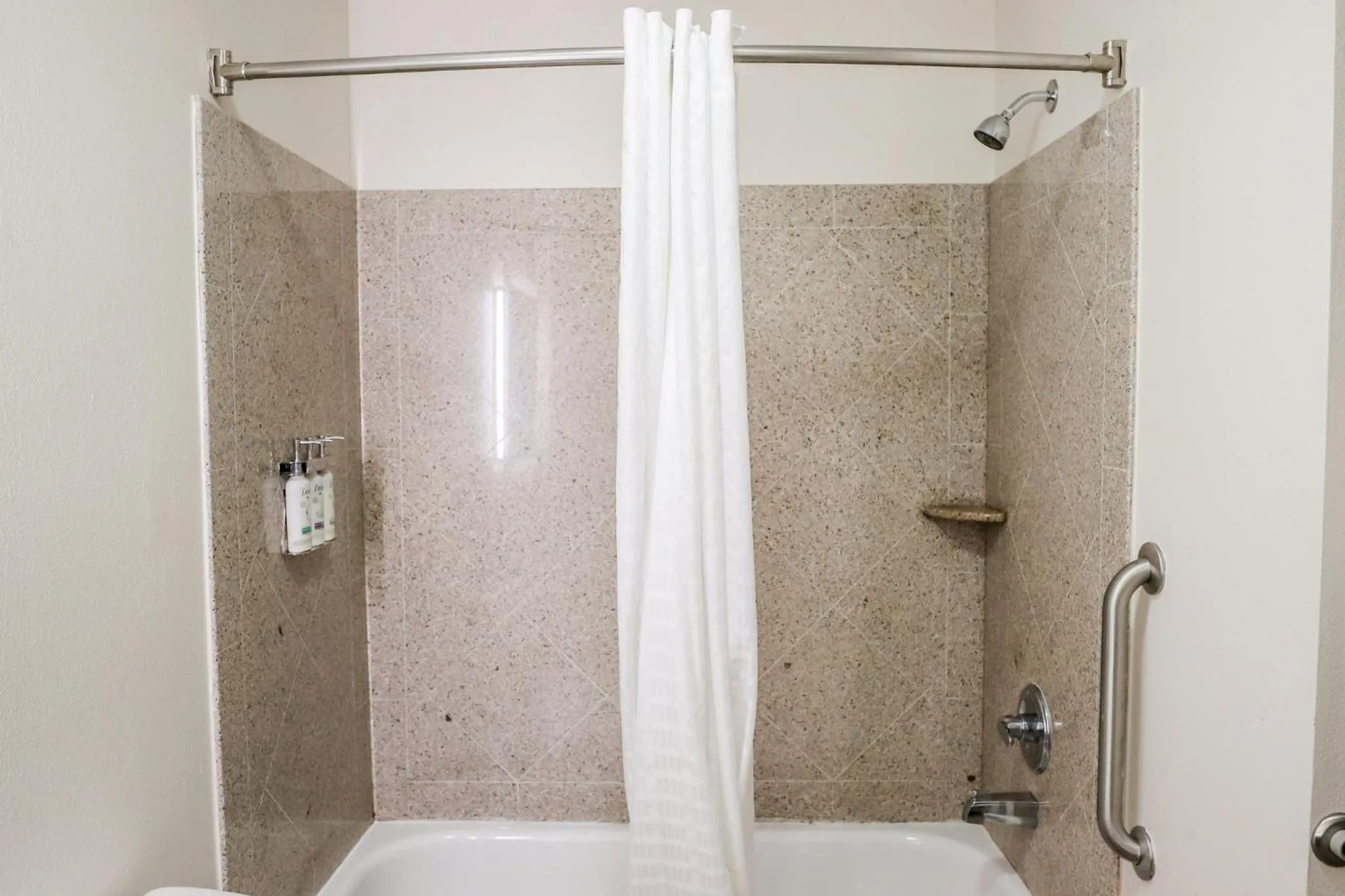 Bathroom in Candlewood Suites Richmond Airport by IHG