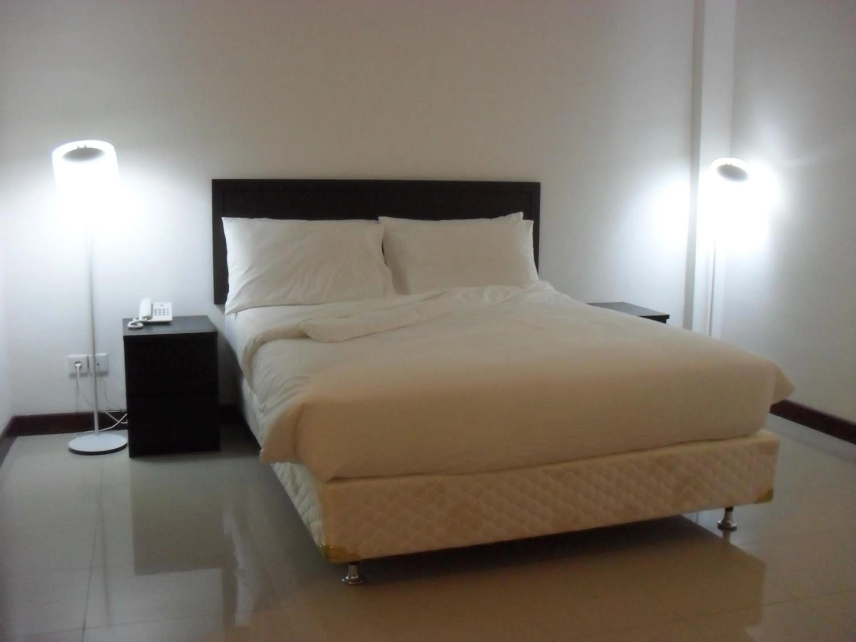 Bed in Hotel The Ramelau