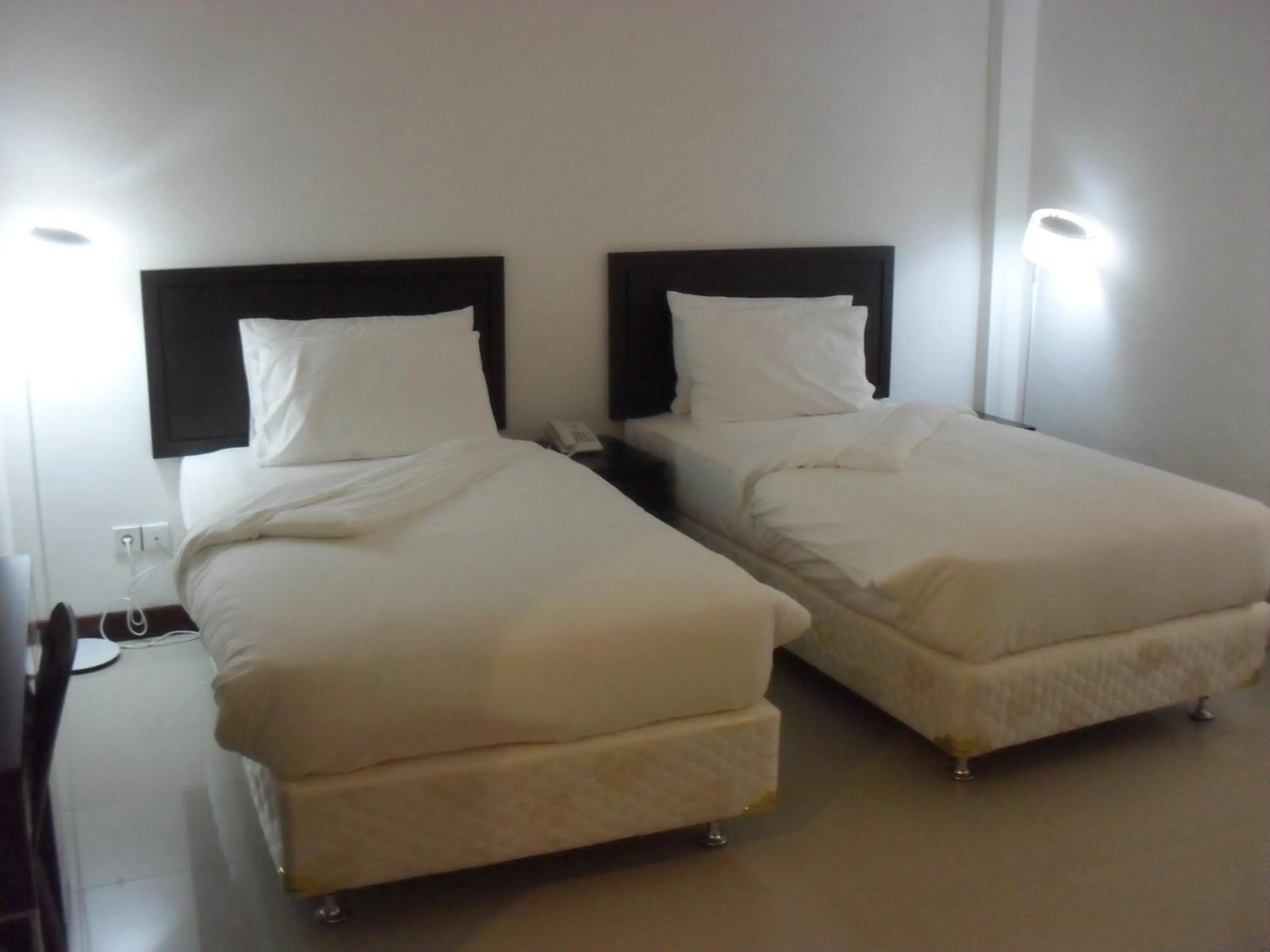 Bed in Hotel The Ramelau