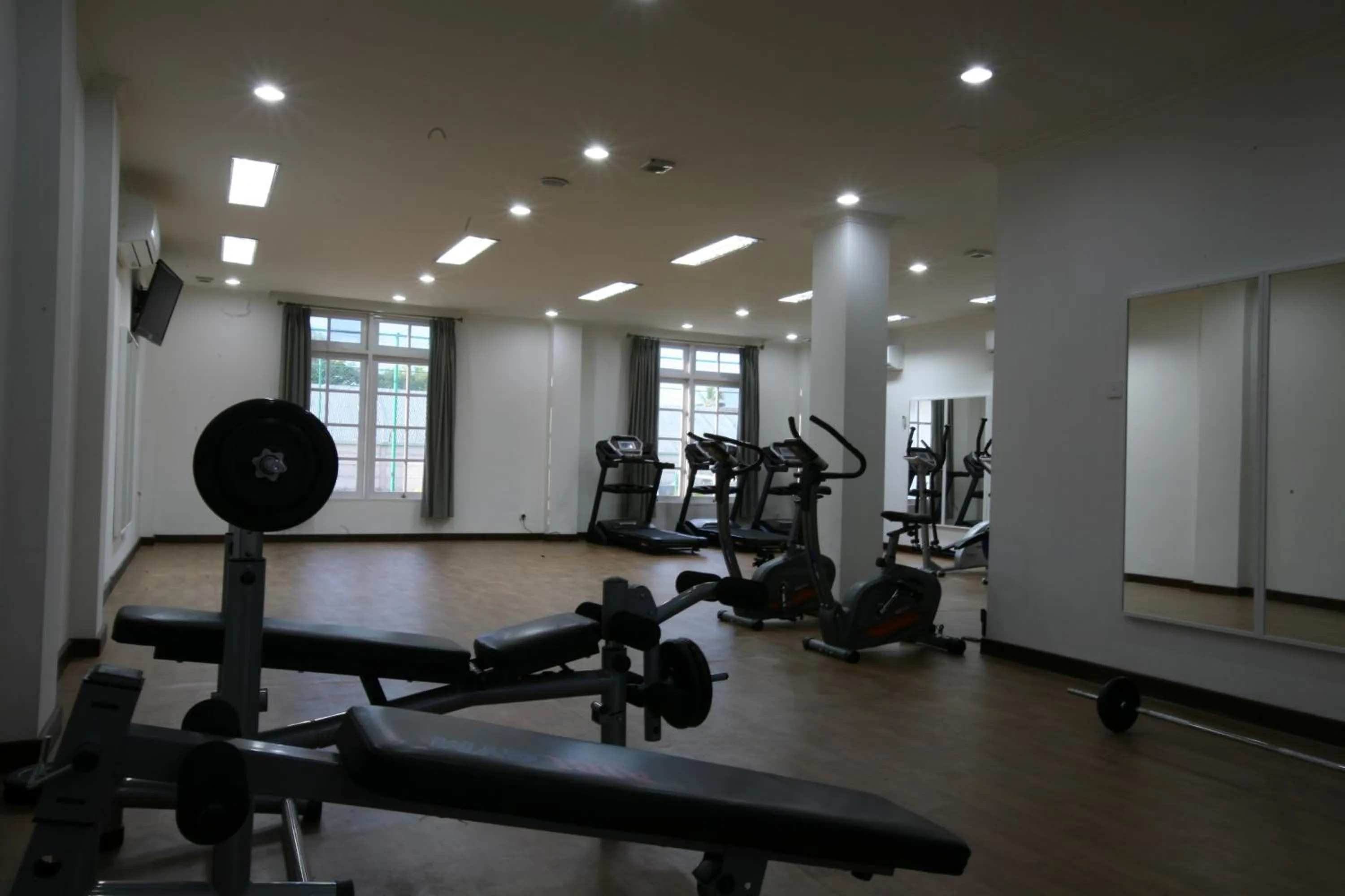 Fitness centre/facilities in Hotel The Ramelau