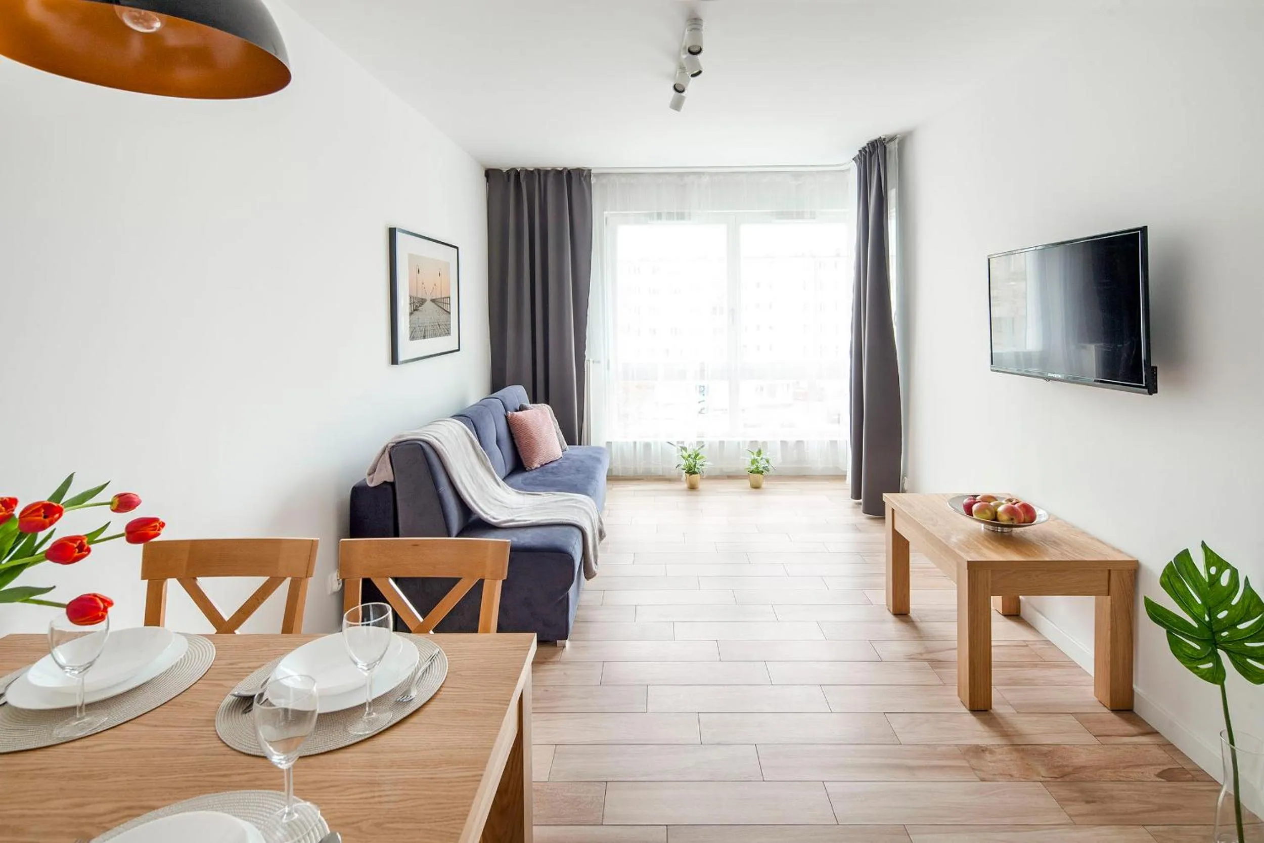 Living room in Sleepy3city Apartments Batorego 9