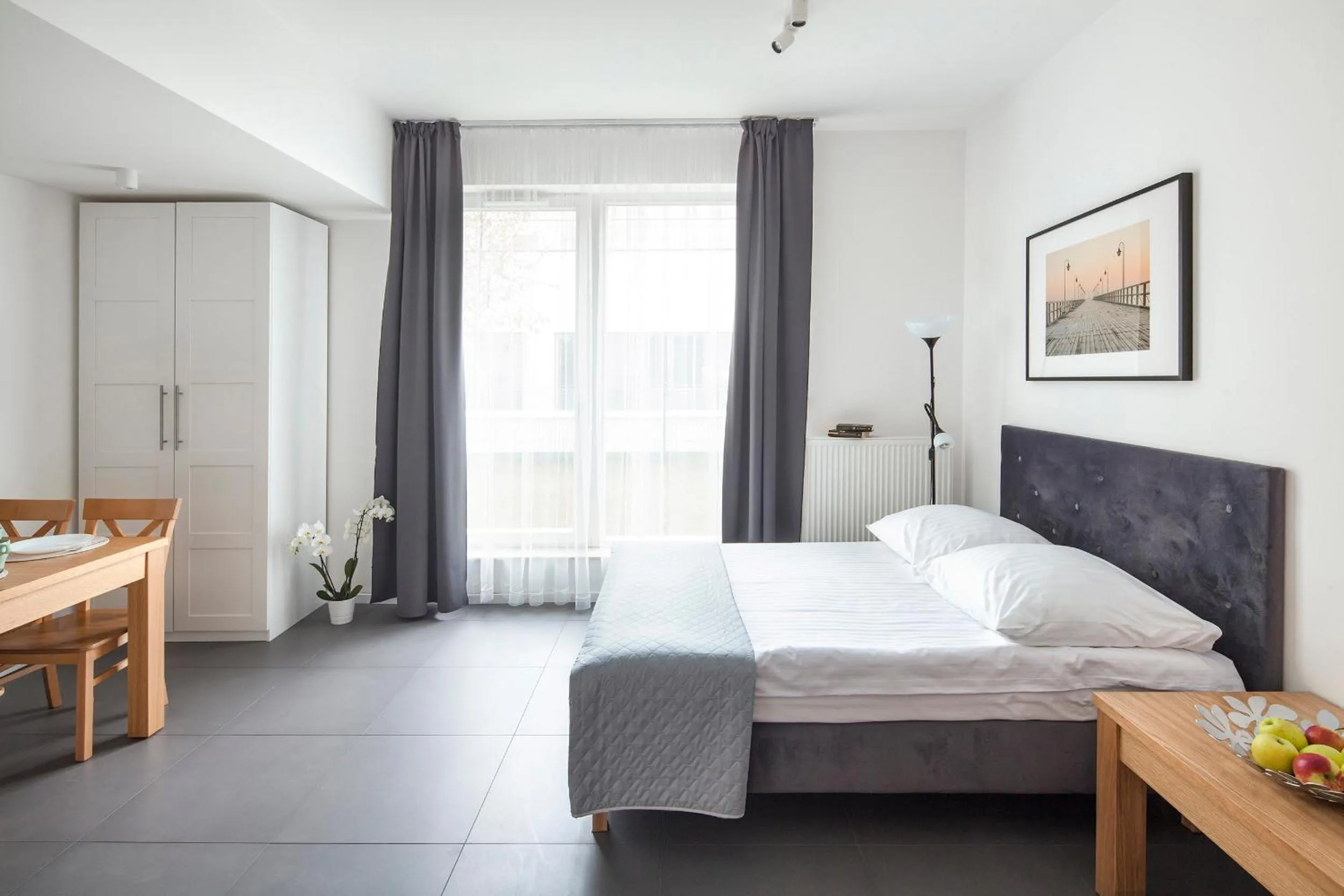 Bed in Sleepy3city Apartments Batorego 9