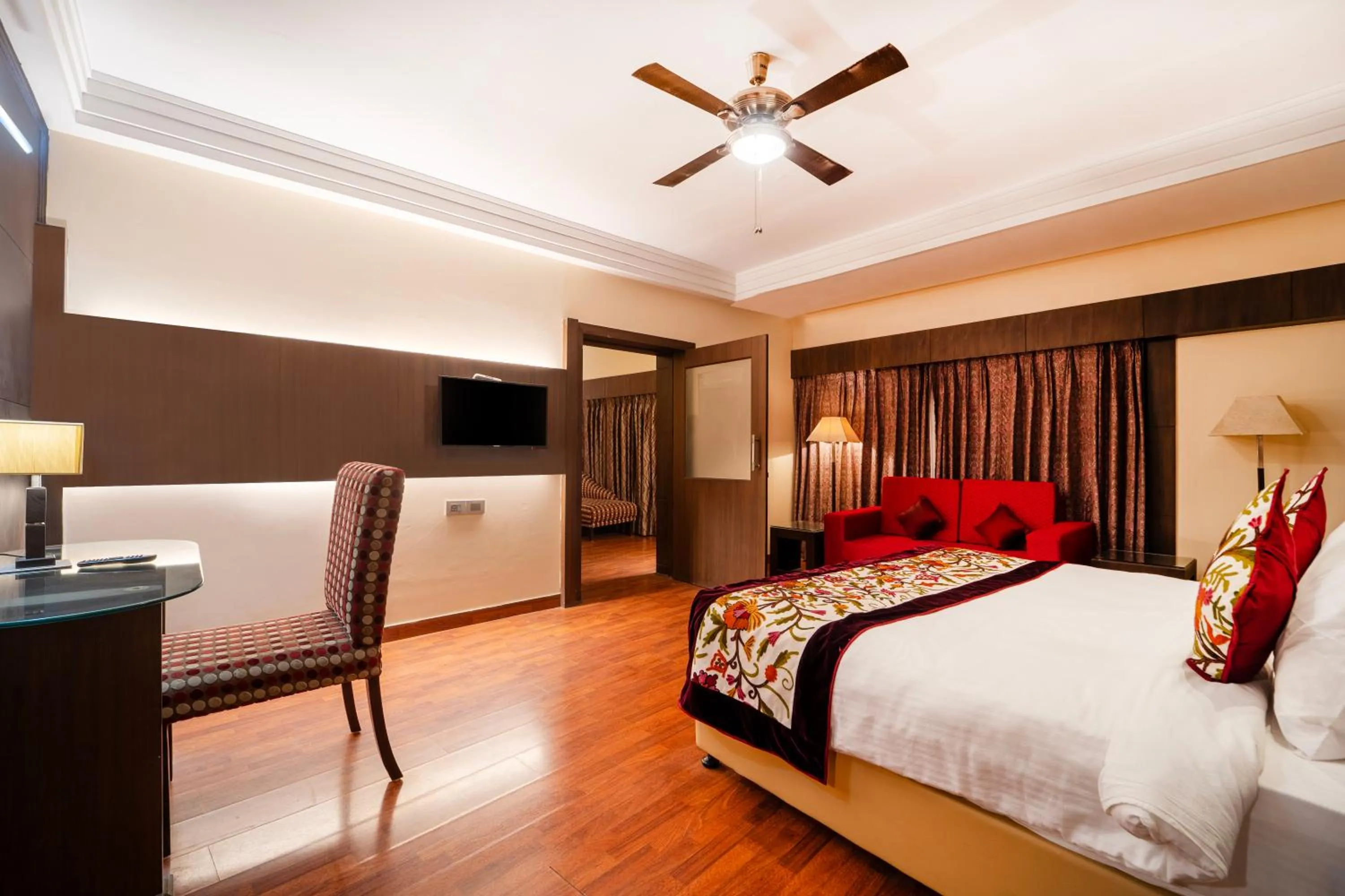 TV and multimedia, Bed in K C Residency Katra