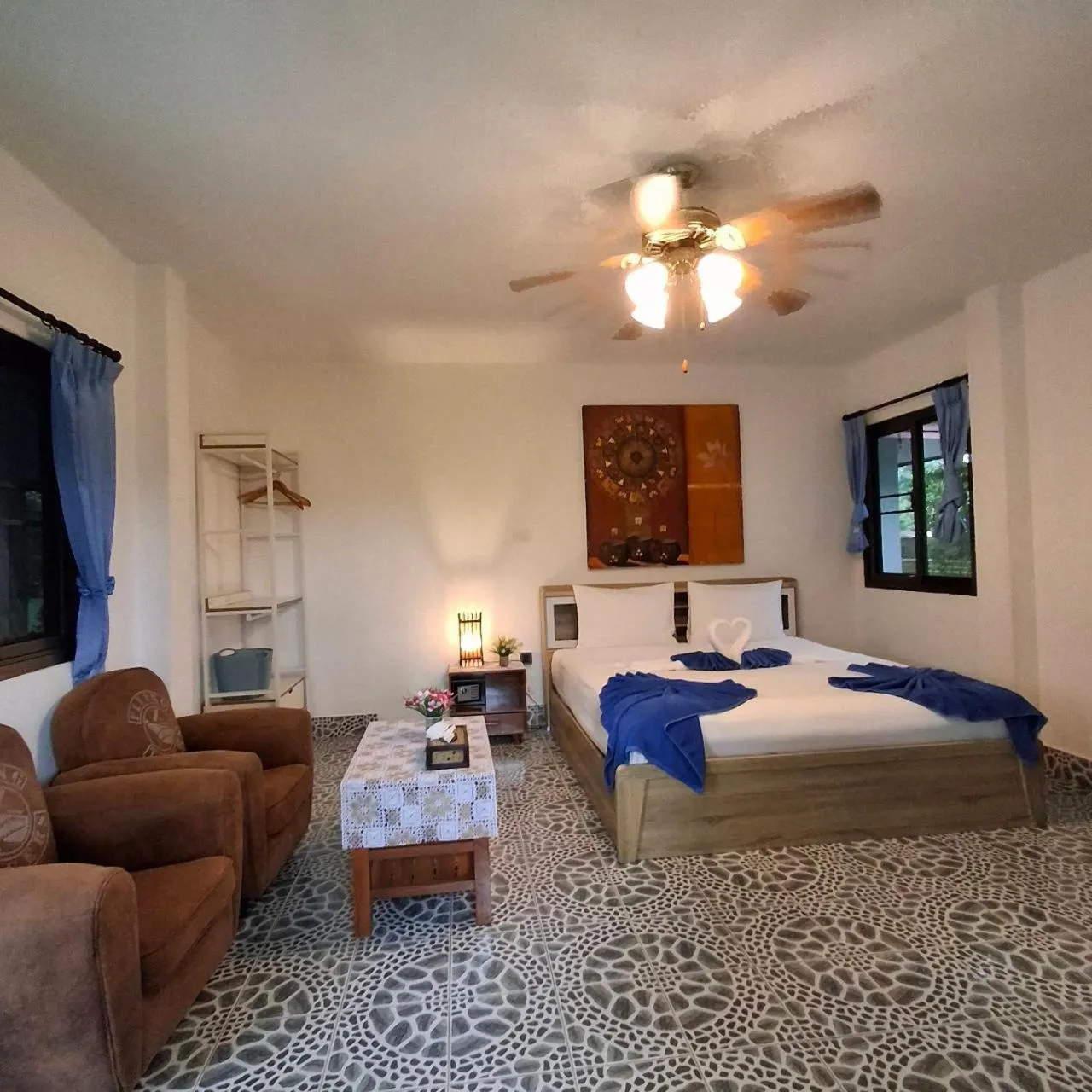 Bedroom, Bed in D&K Smiley Phuket Resort