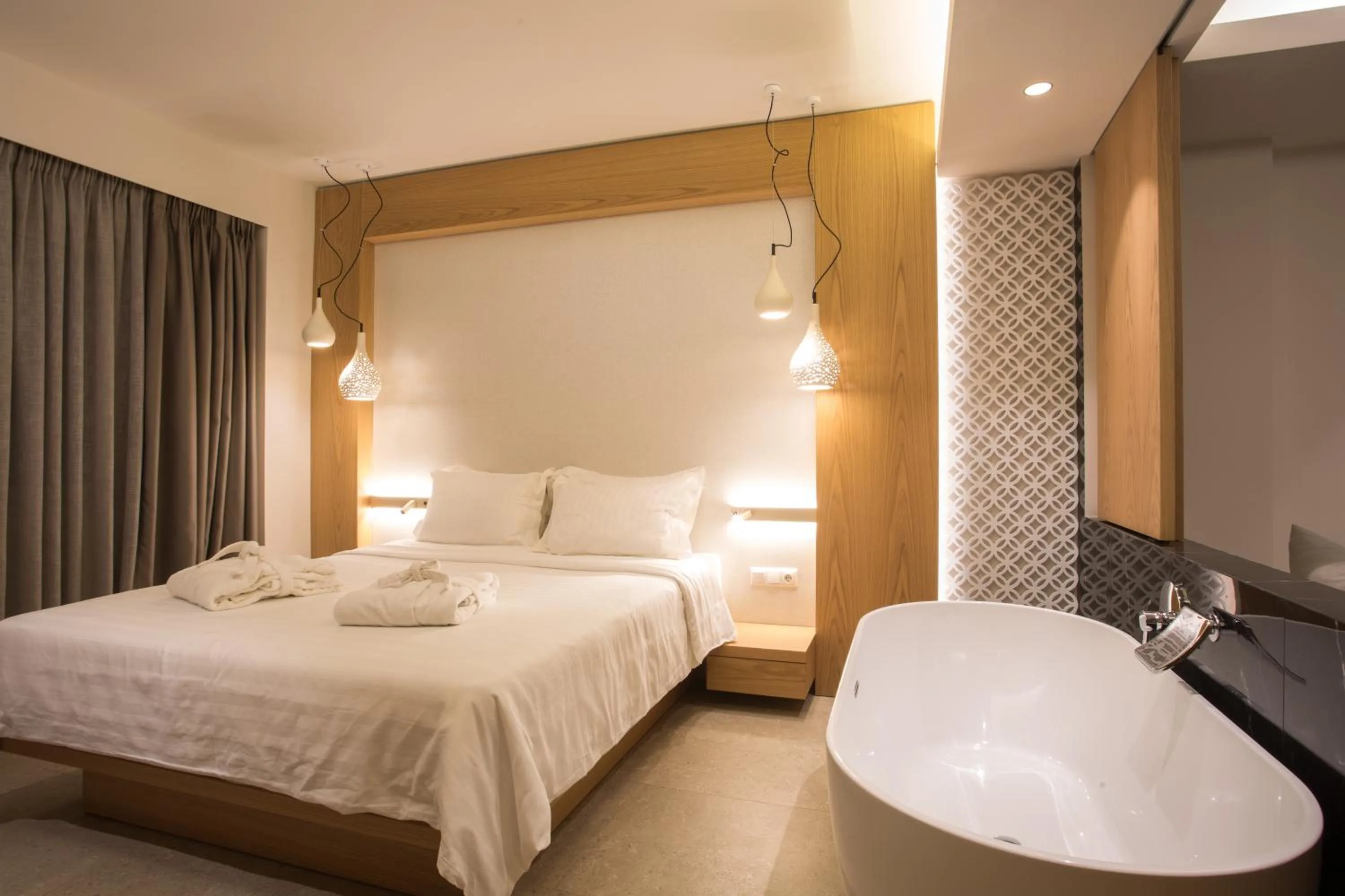 Bed in Colonides Beach Hotel