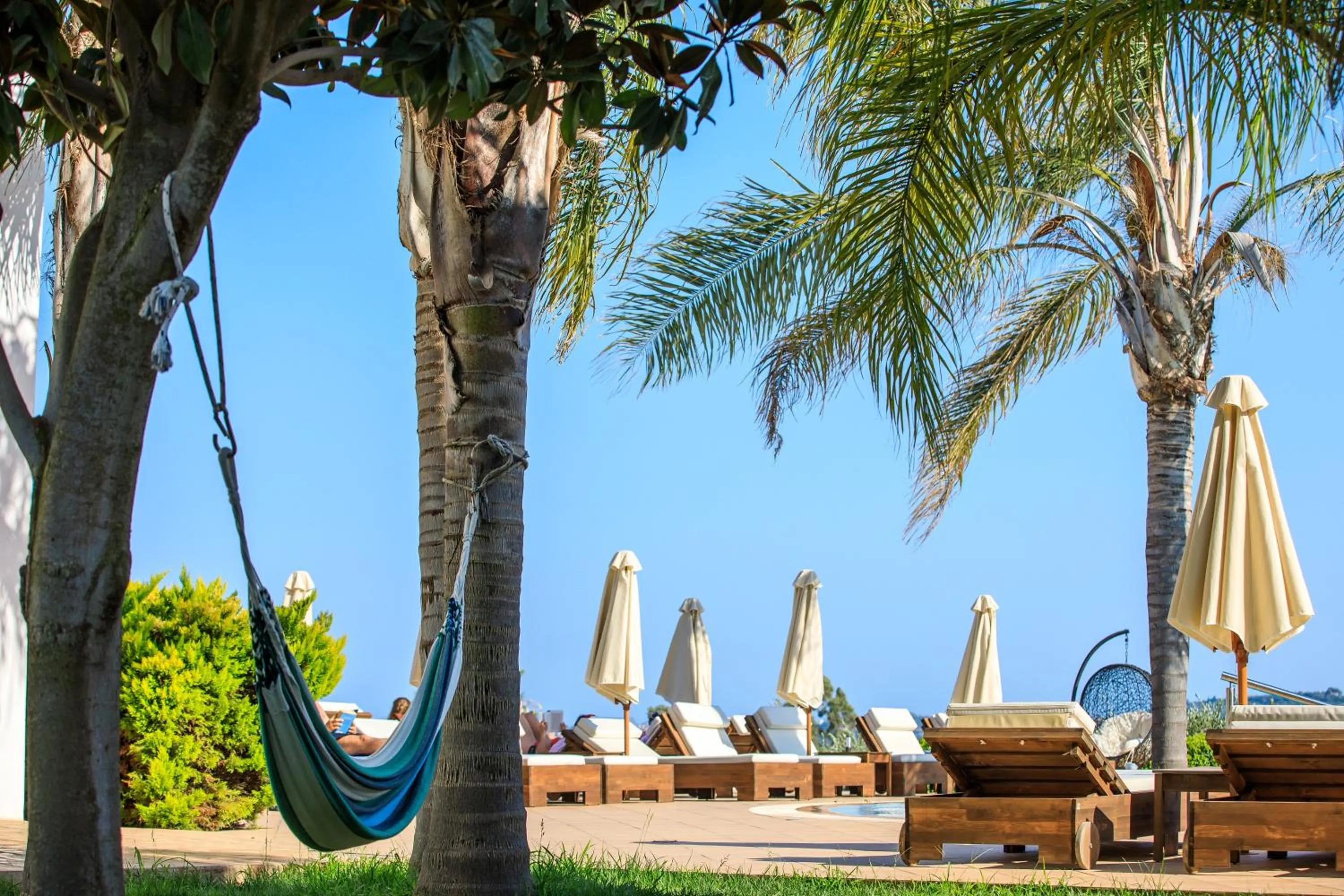 Patio in Colonides Beach Hotel