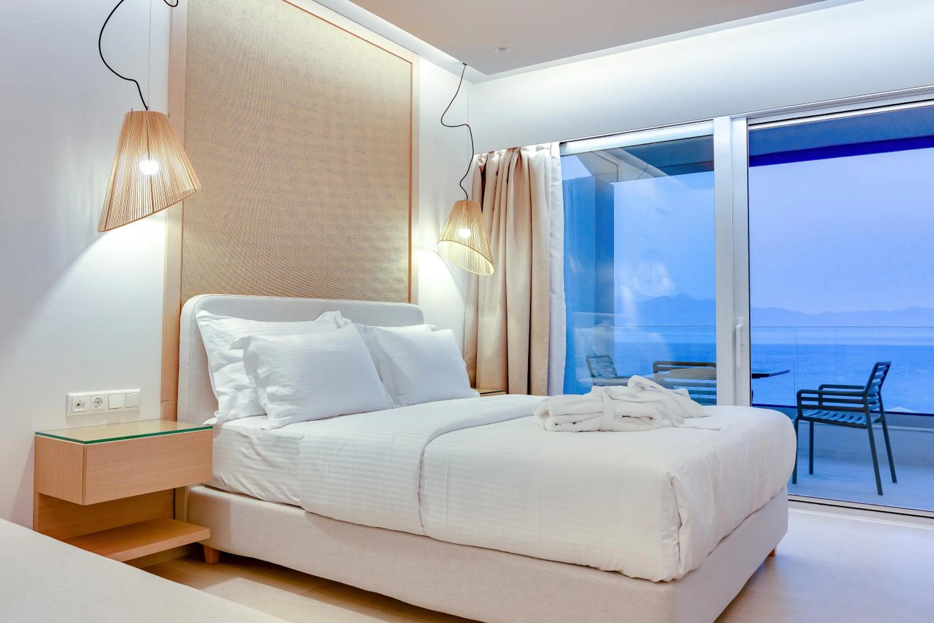 Bed in Colonides Beach Hotel