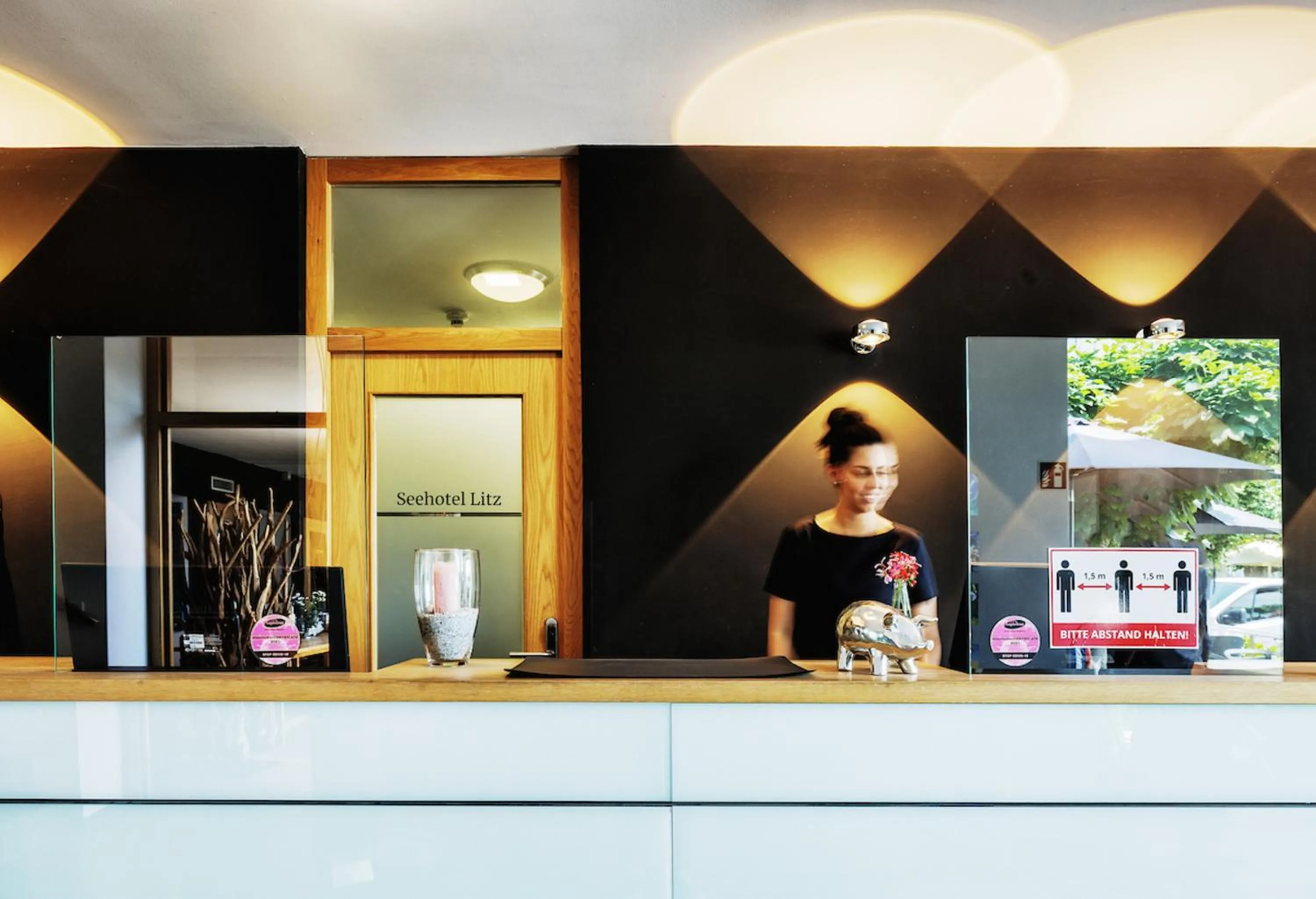 Lobby or reception in Seehotel Litz