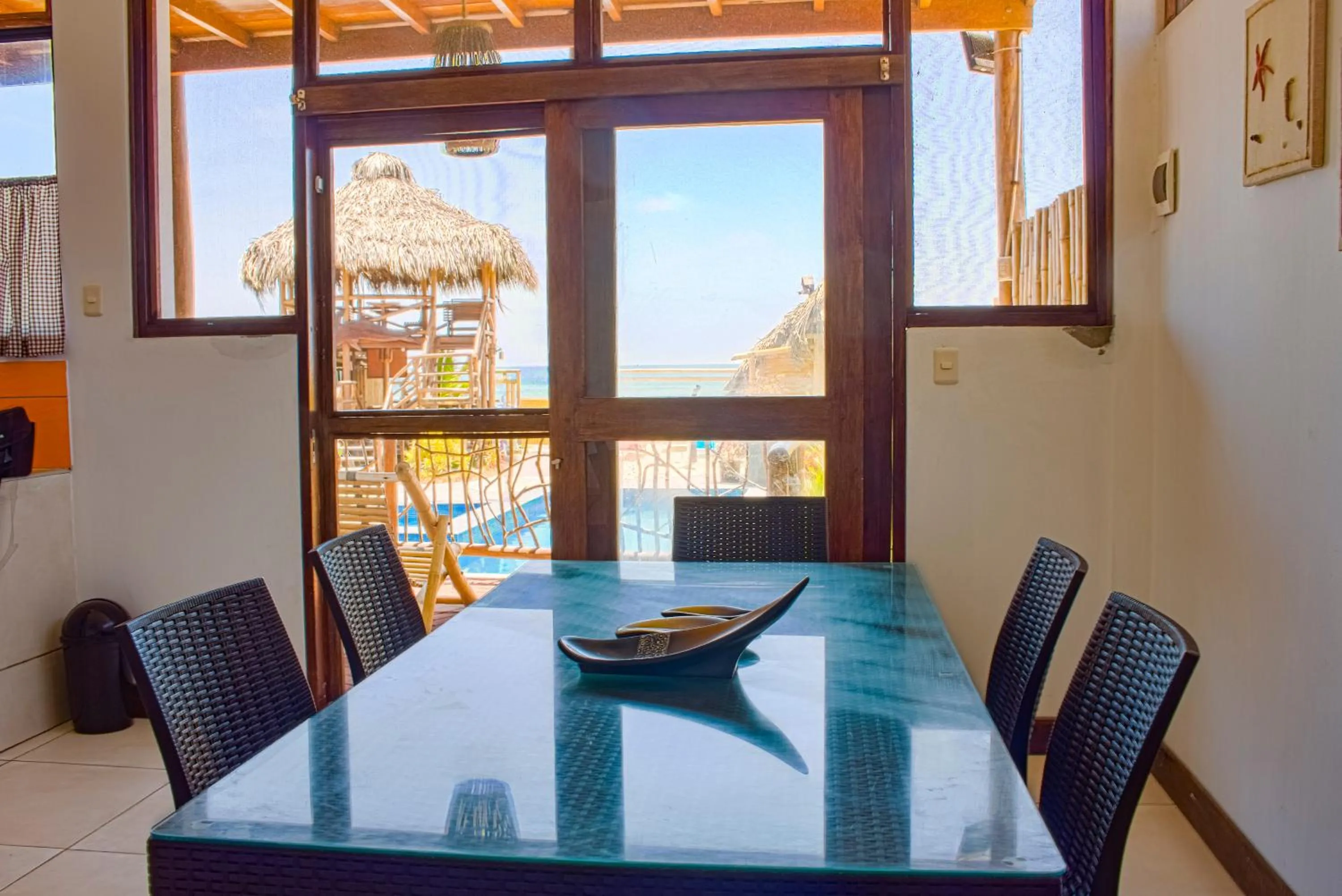 Dining area in Maria Jose Bungalows