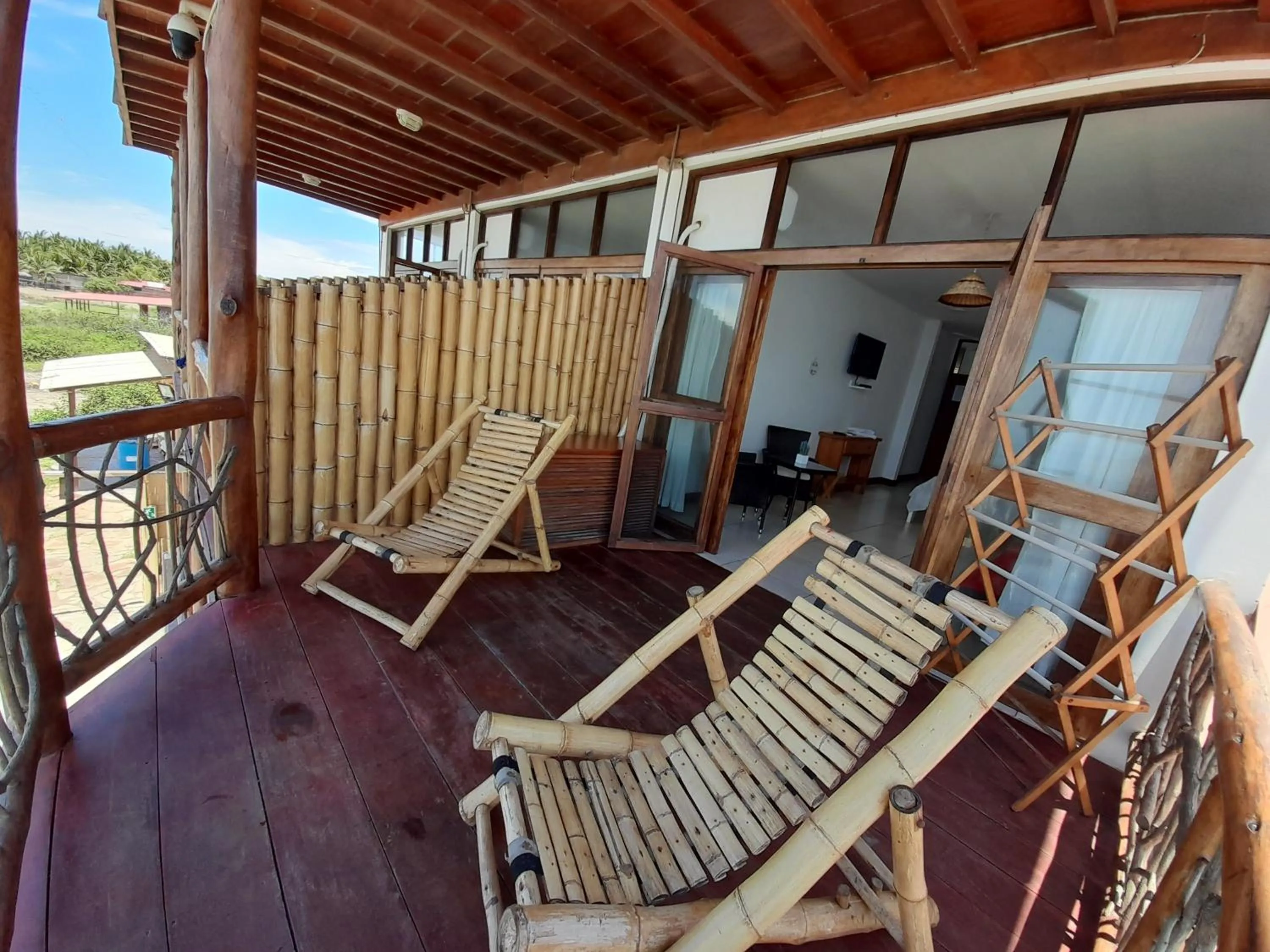 Balcony/Terrace in Maria Jose Bungalows