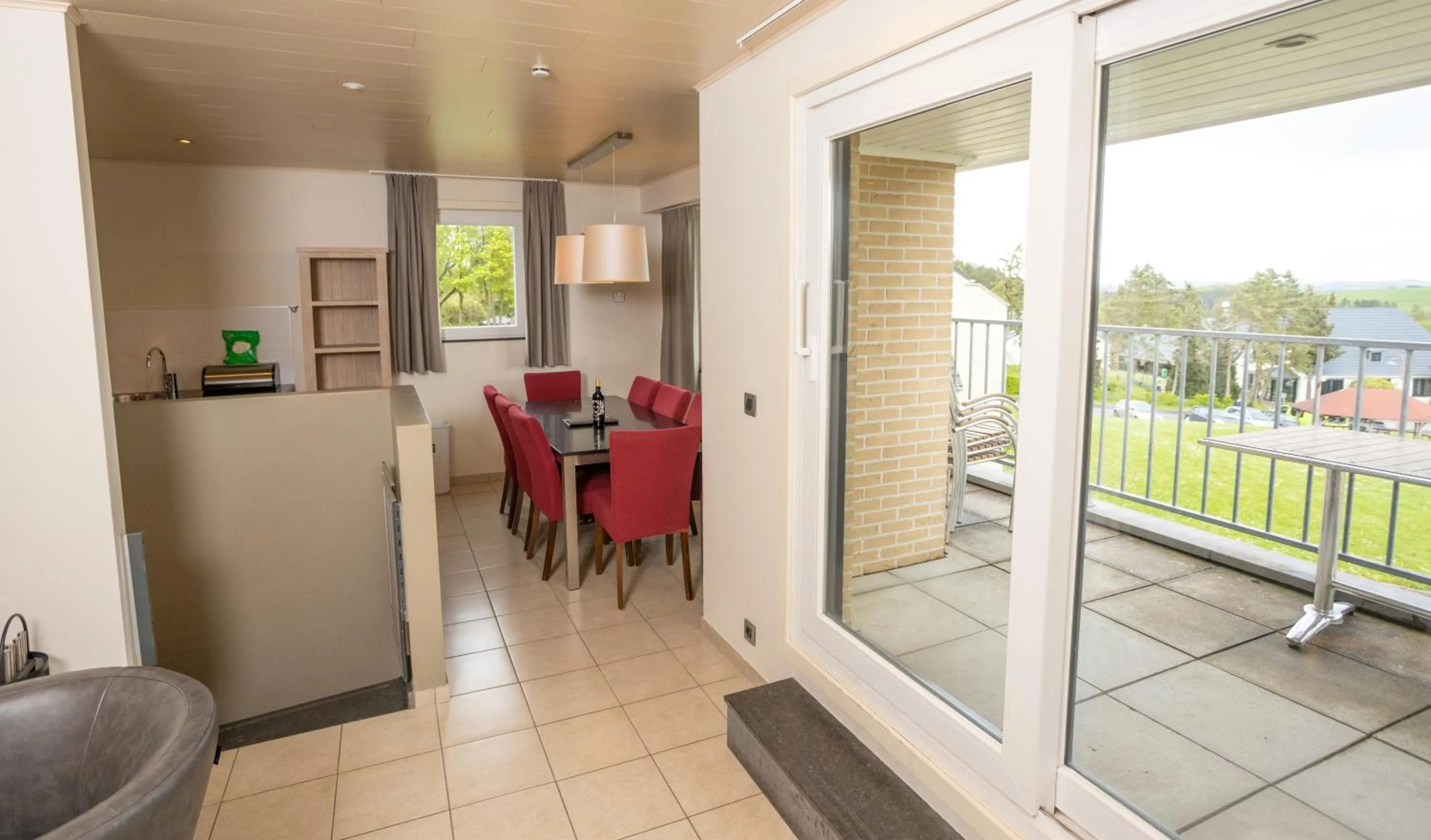 Balcony/Terrace in Holiday Park La Sapinière