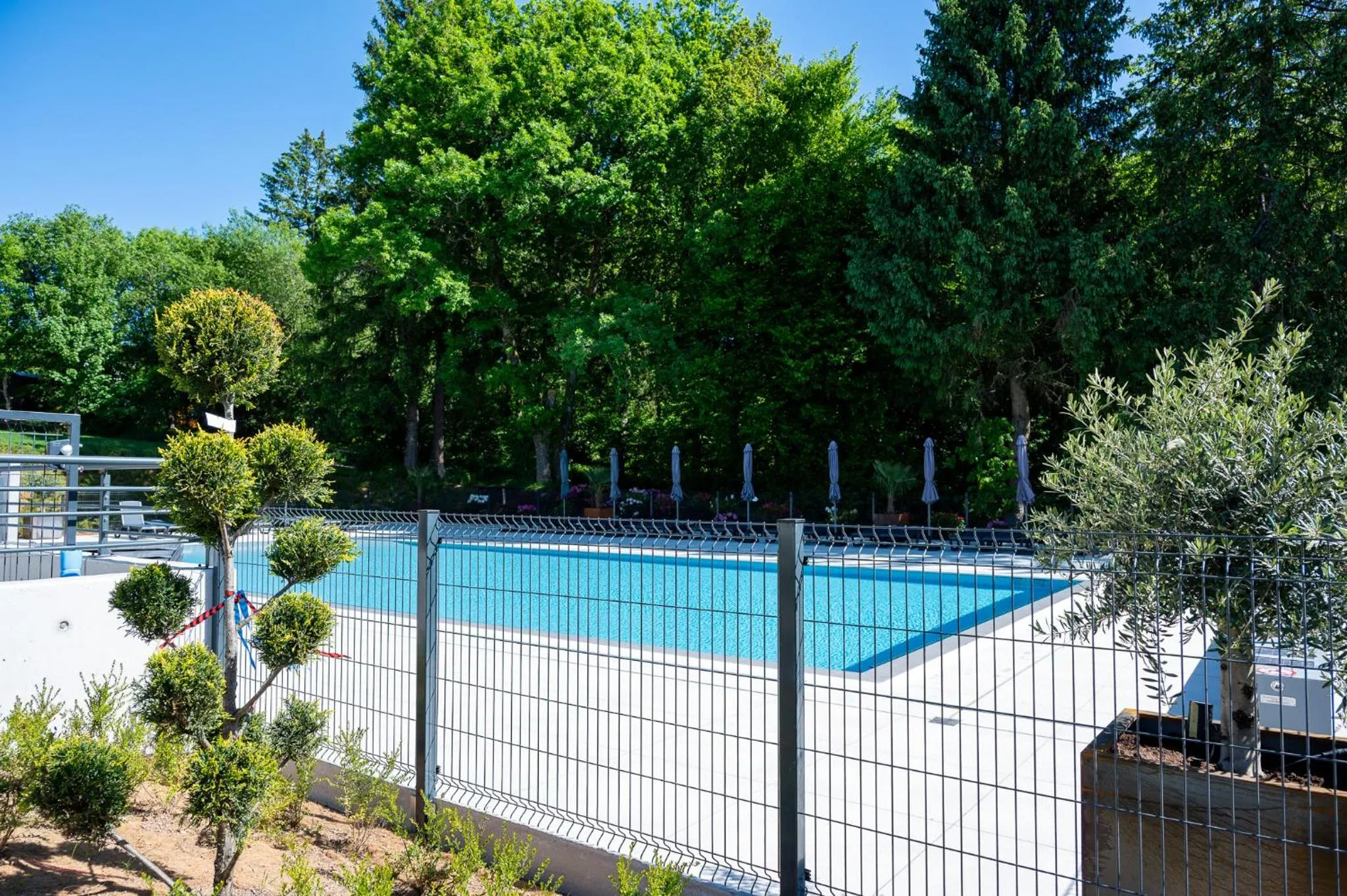 Swimming pool in Holiday Park La Sapinière