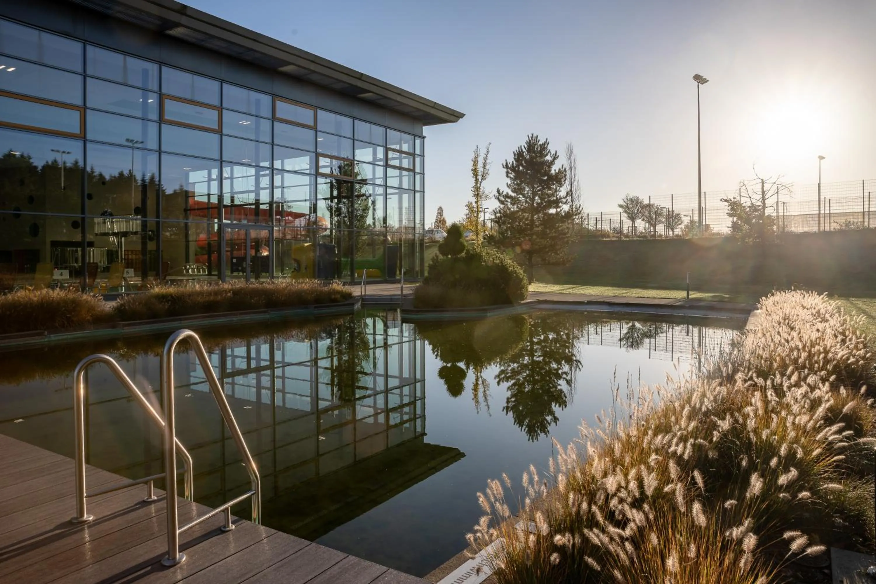 Swimming pool in Holiday Park La Sapinière
