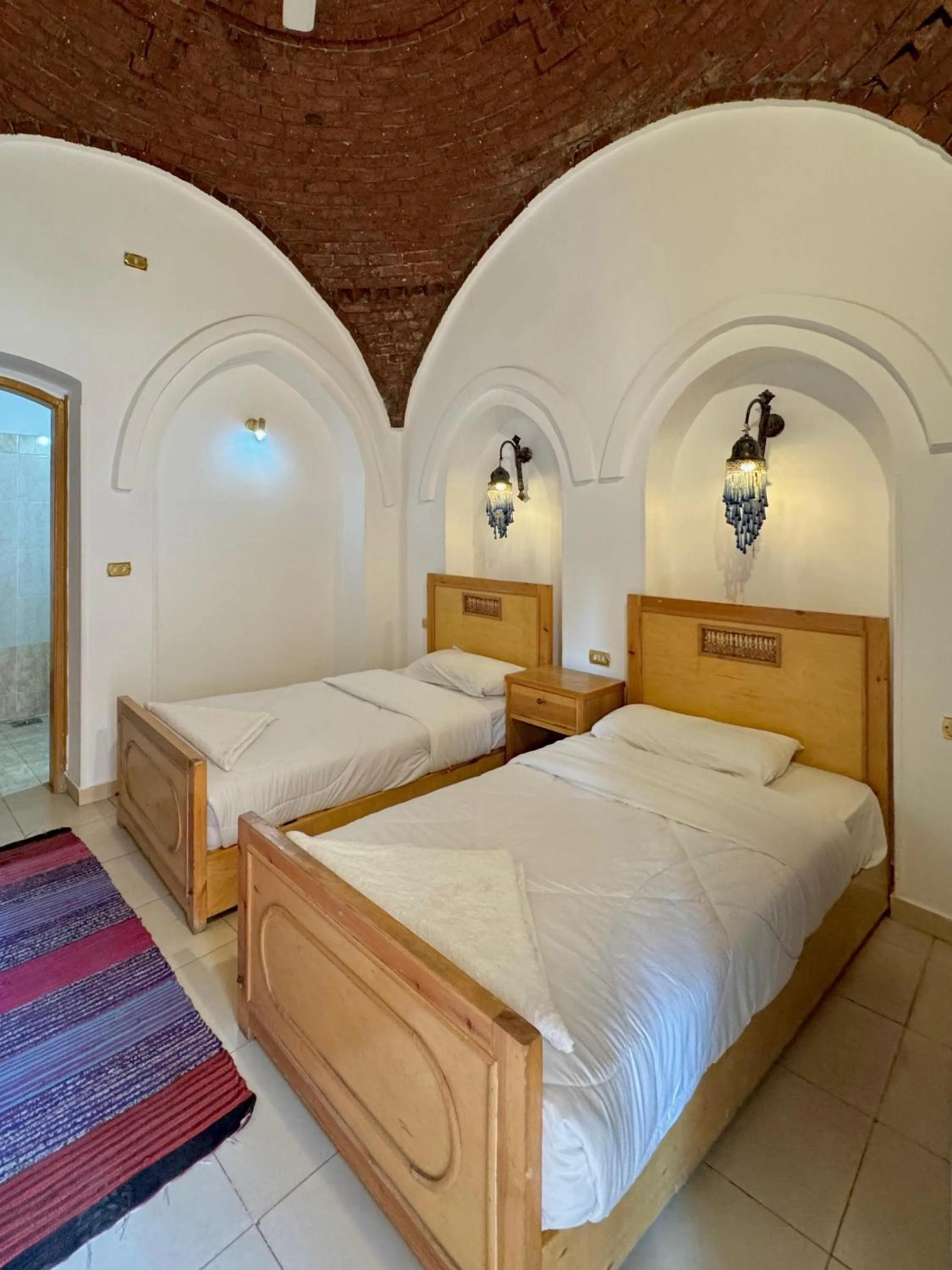 Bed in Hotel Sheherazade Luxor