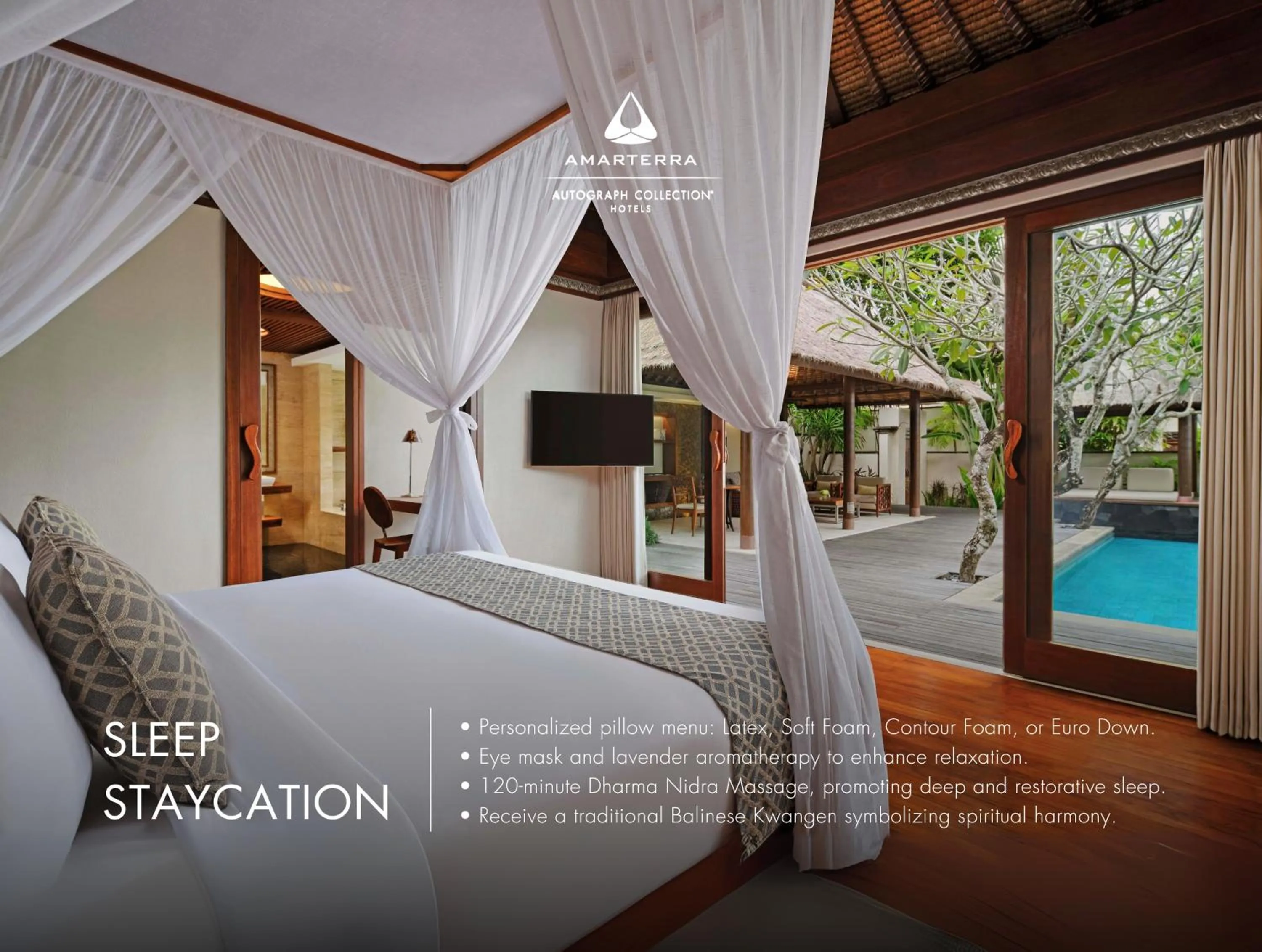 Bed in Amarterra Villas Resort Bali Nusa Dua, Autograph Collection