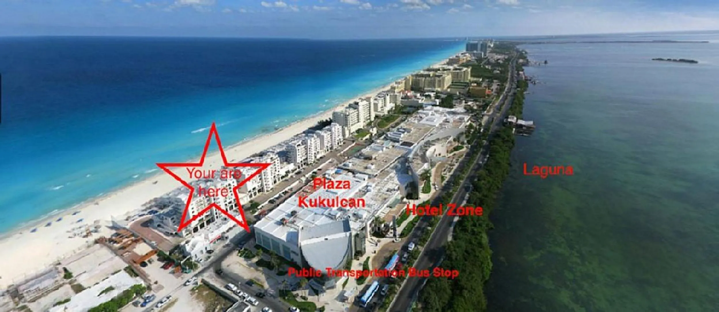 Property building in Sparkling Ocean View in Cancun