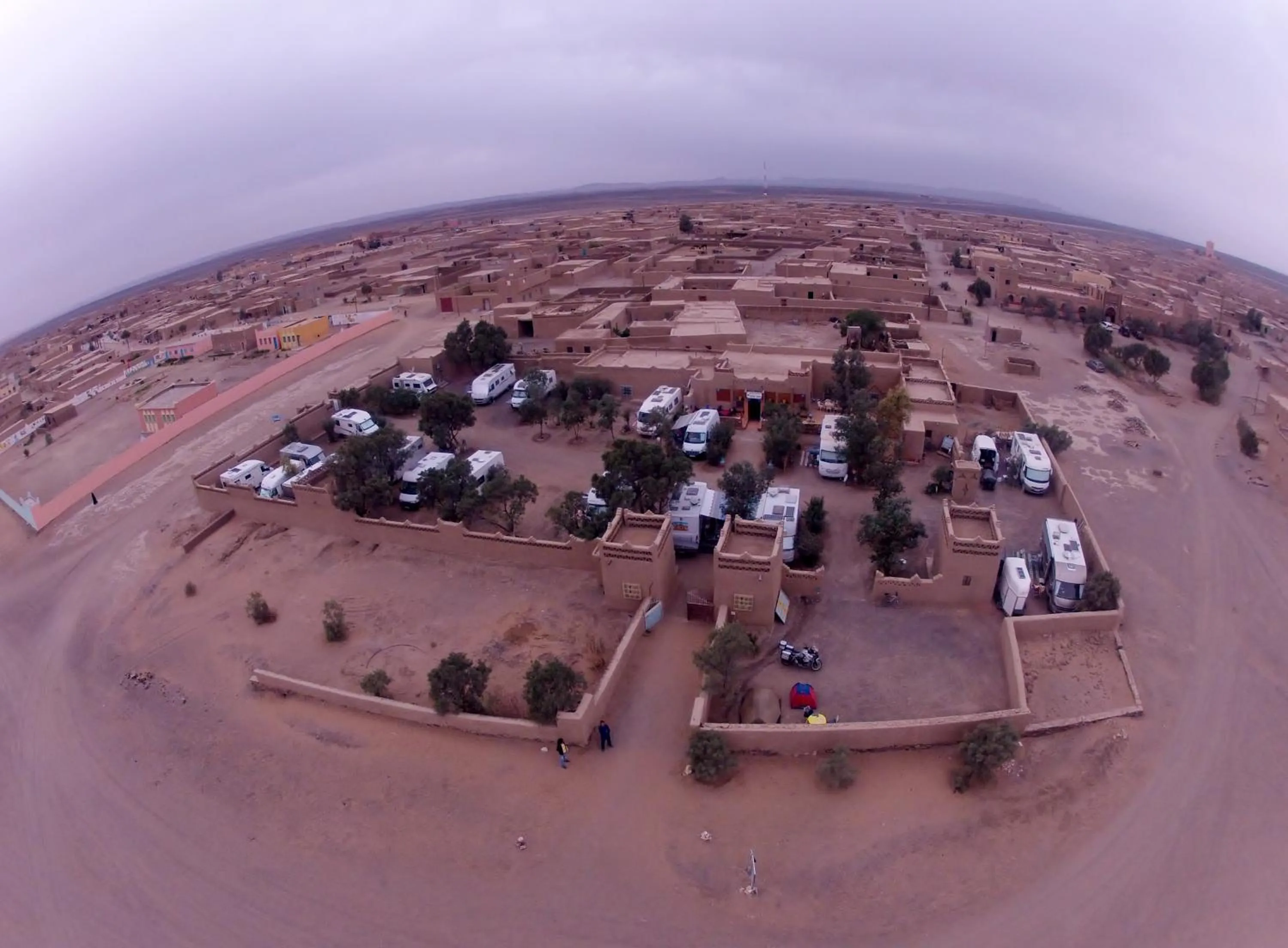 Bird's eye view in Auberge Camping Ocean des dunes