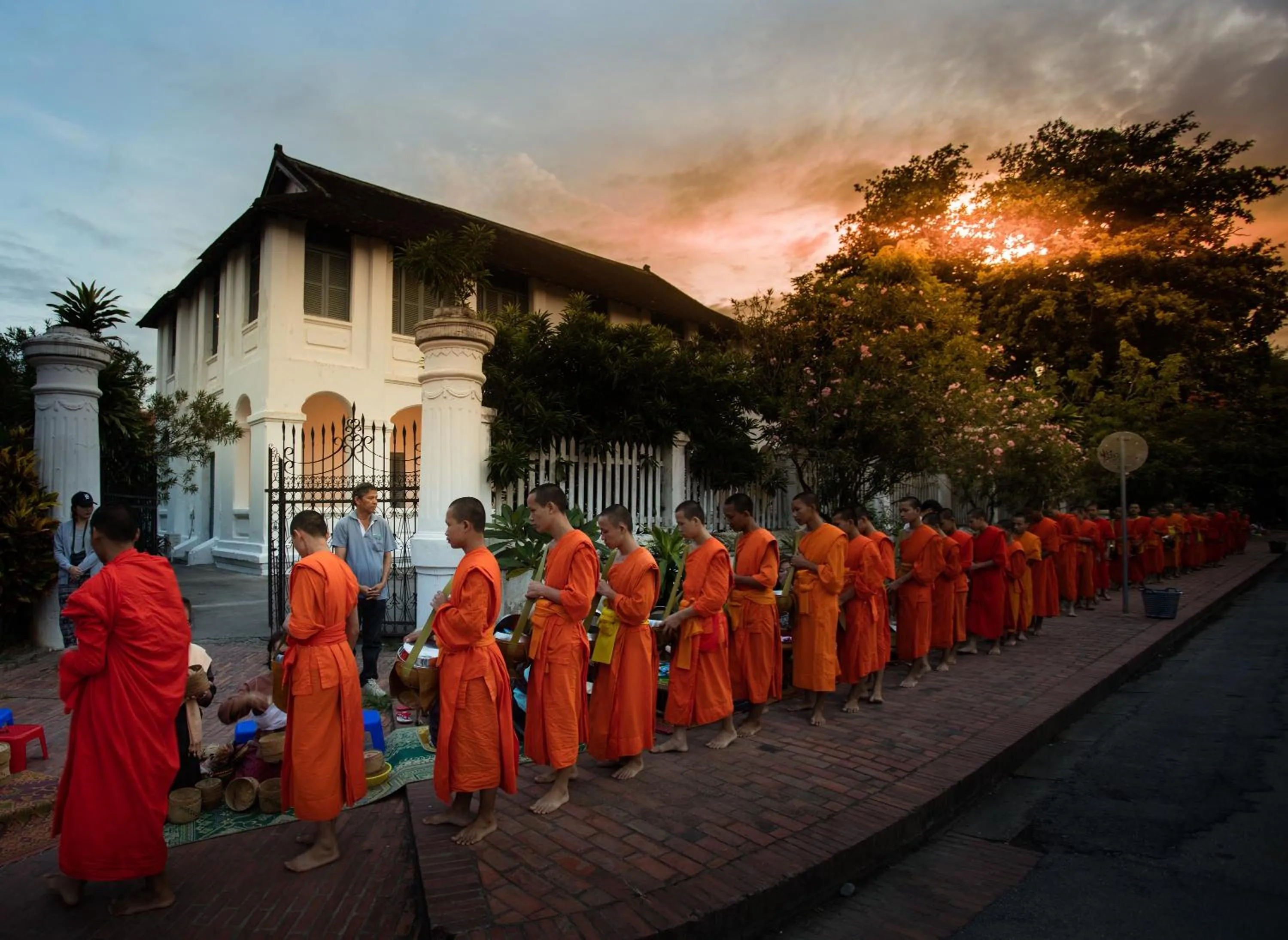 People in Burasari Heritage Luang Prabang