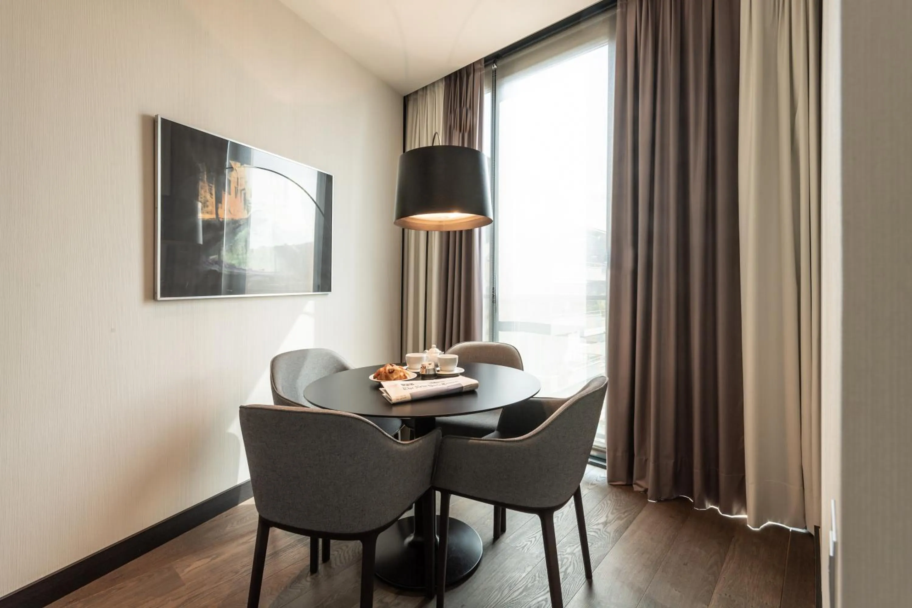 Kitchen or kitchenette in DUPARC Contemporary Suites