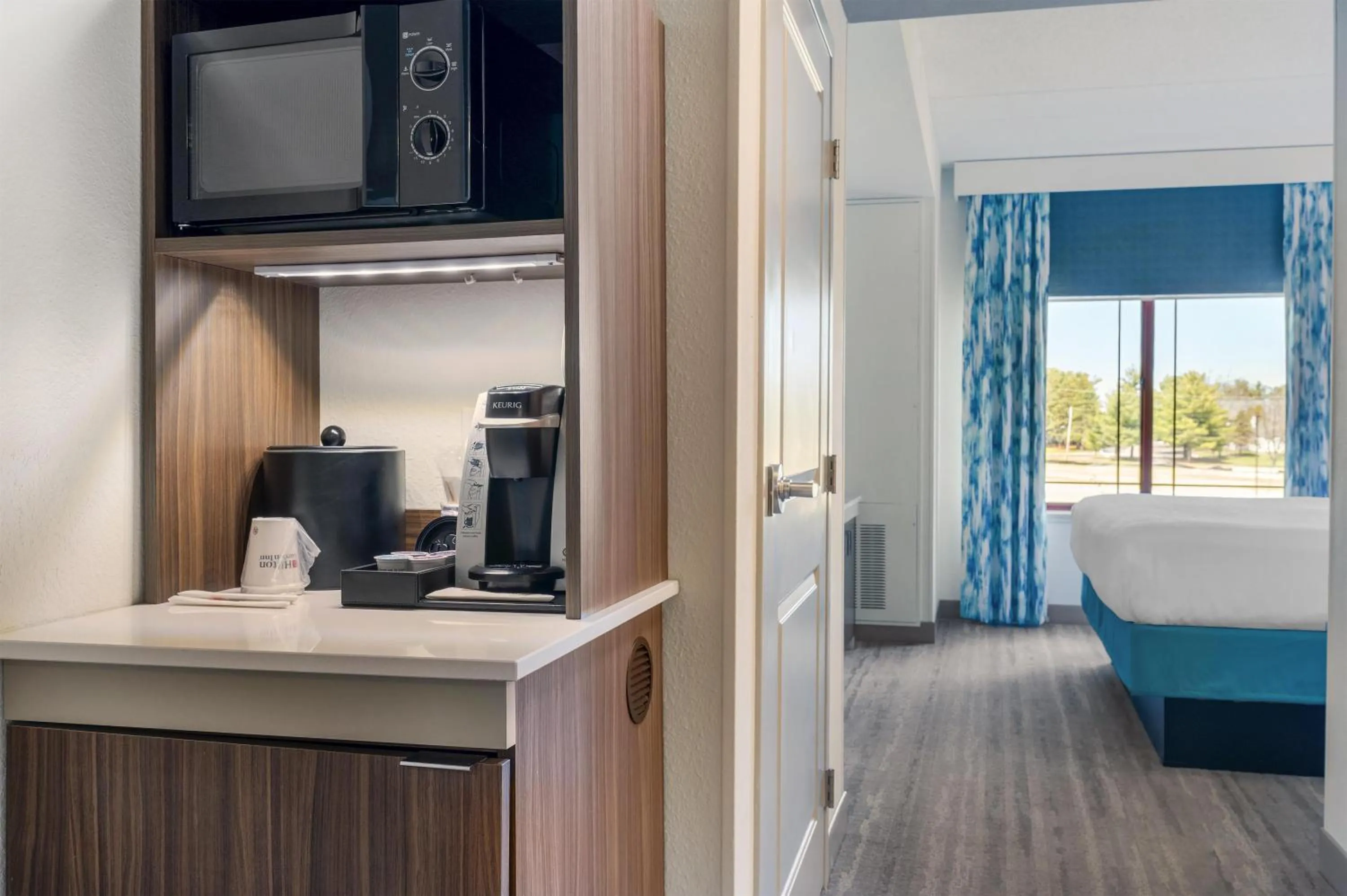 Bed in Hilton Garden Inn Wisconsin Dells