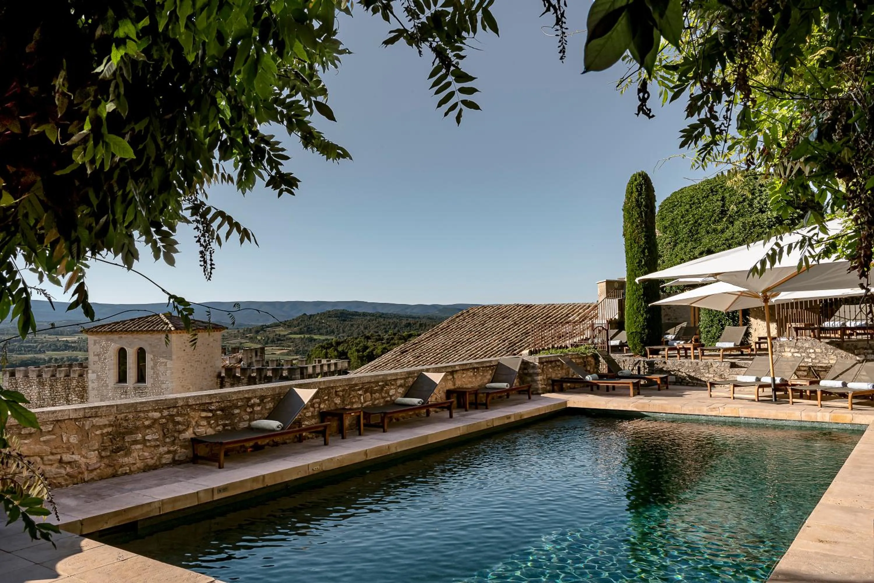 Swimming pool in Hotel Crillon le Brave