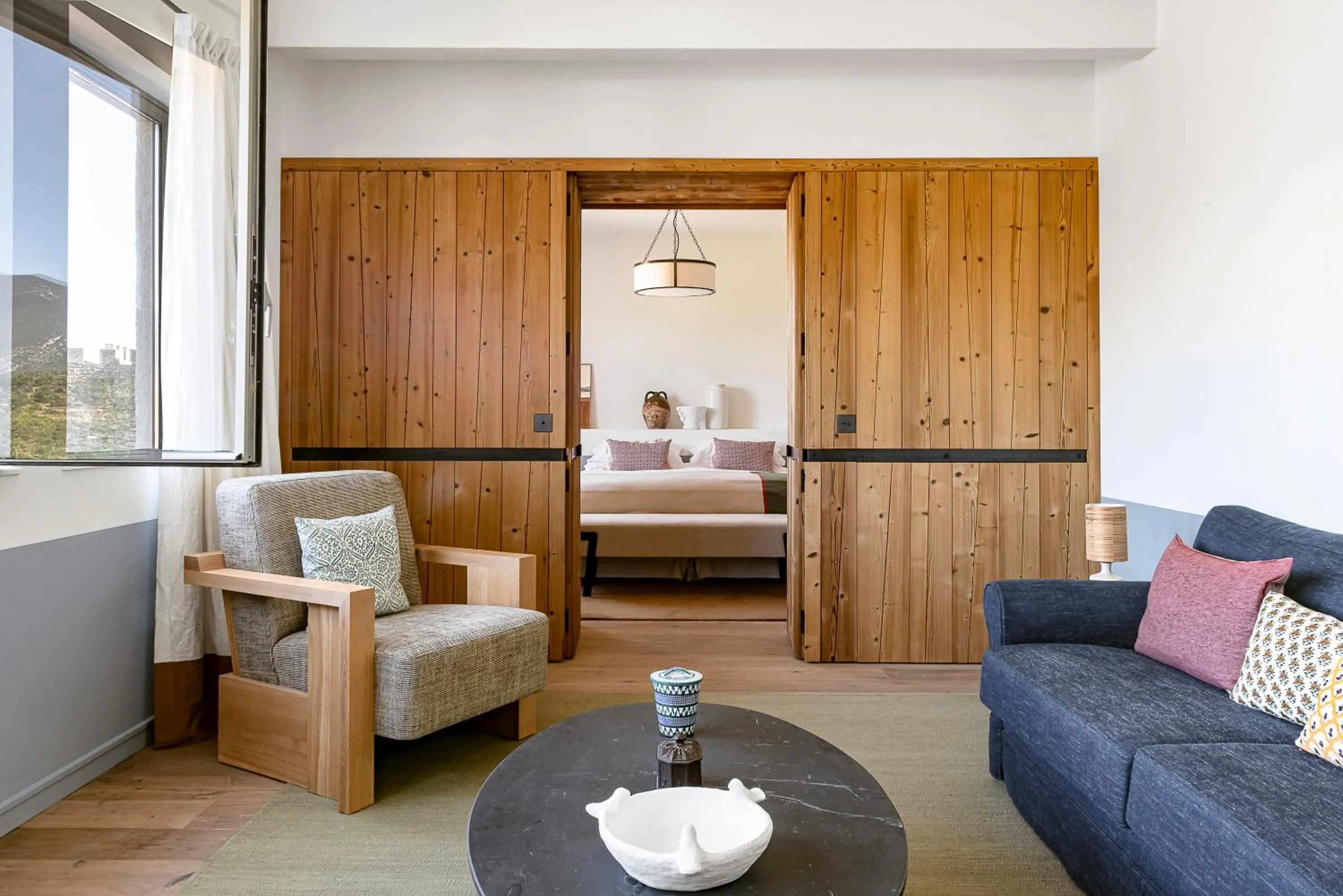 Seating area in Hotel Crillon le Brave