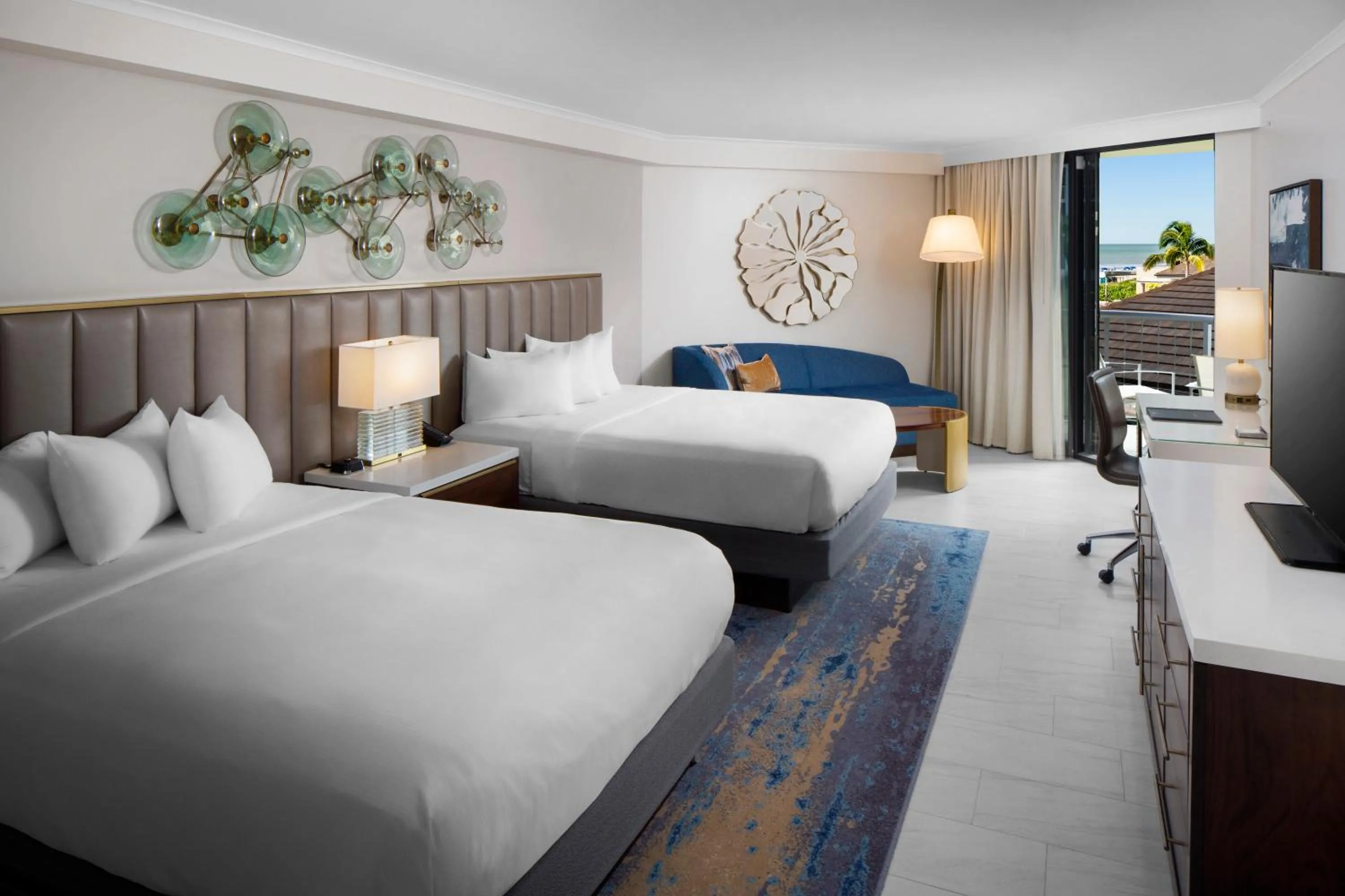 Bedroom, Bed in Hilton Marco Island Beach Resort and Spa