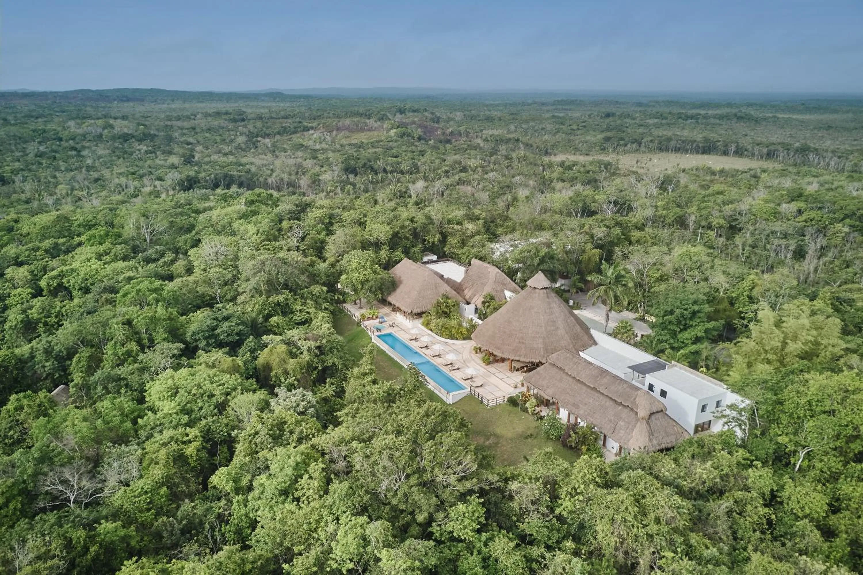 Bird's eye view in The Explorean Selva Maya Kohunlich