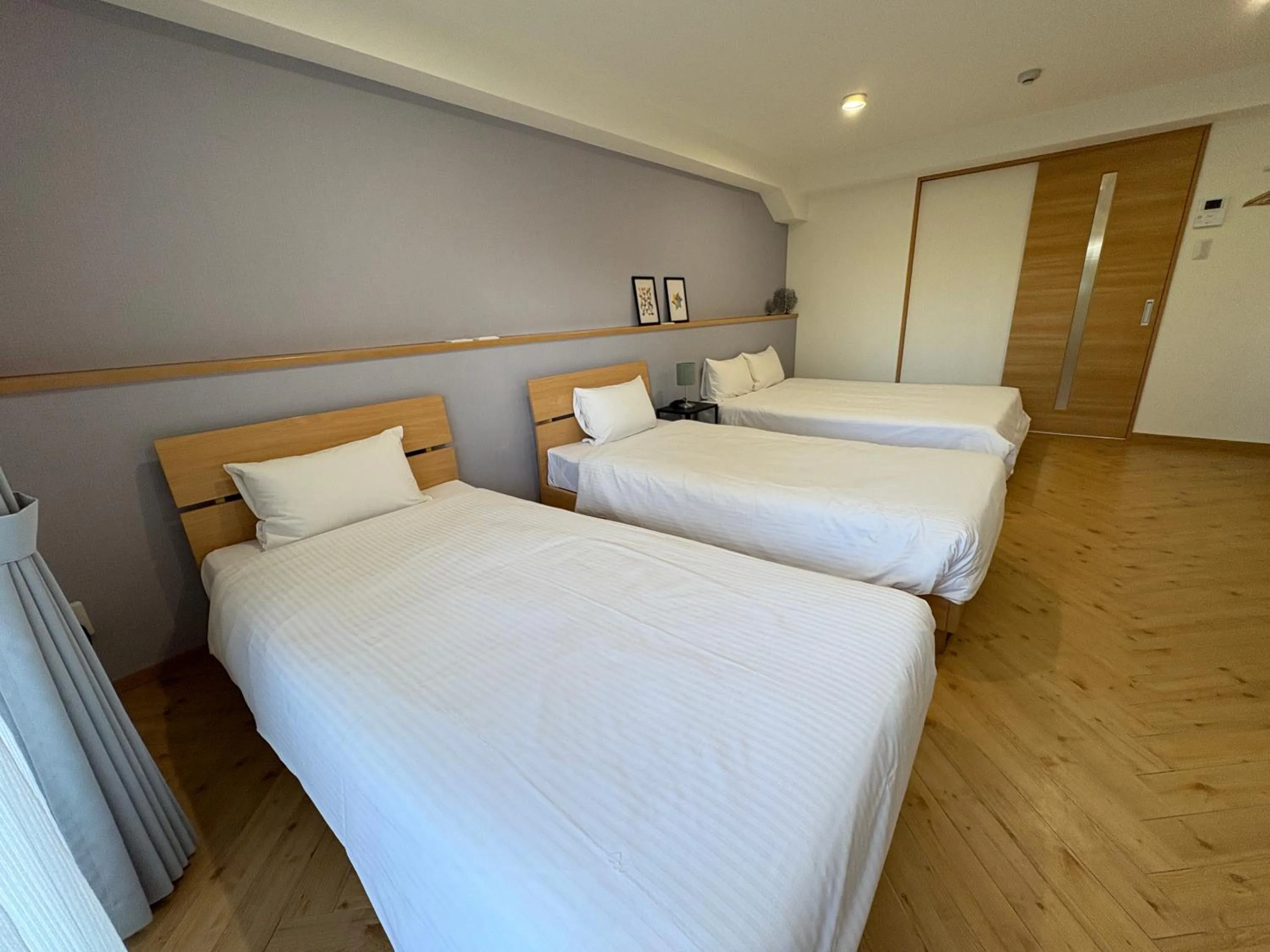 Bed in Hotel Miyakojima