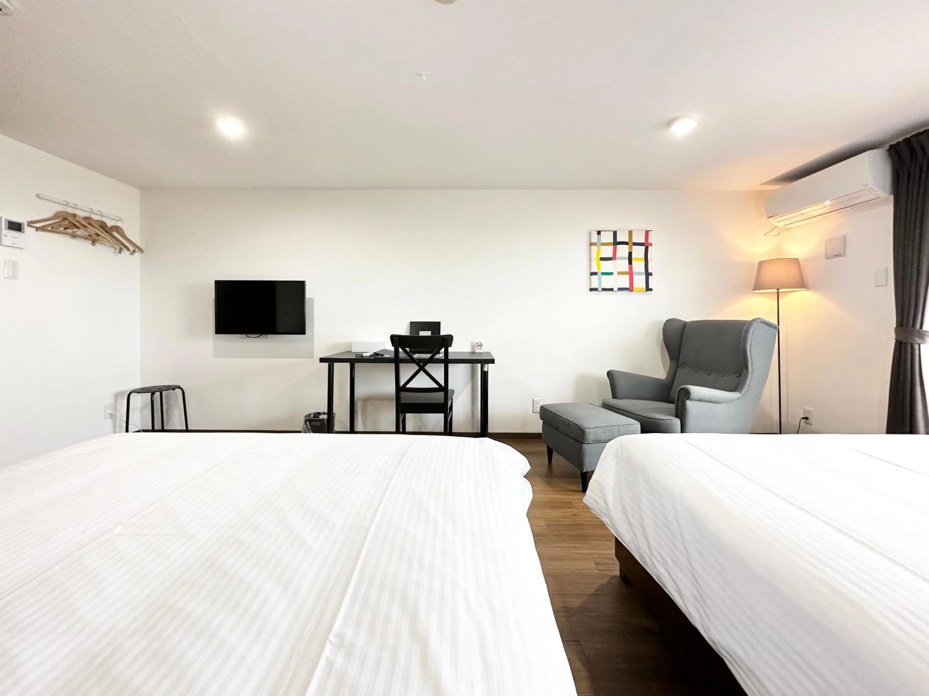 Bed in Hotel Miyakojima