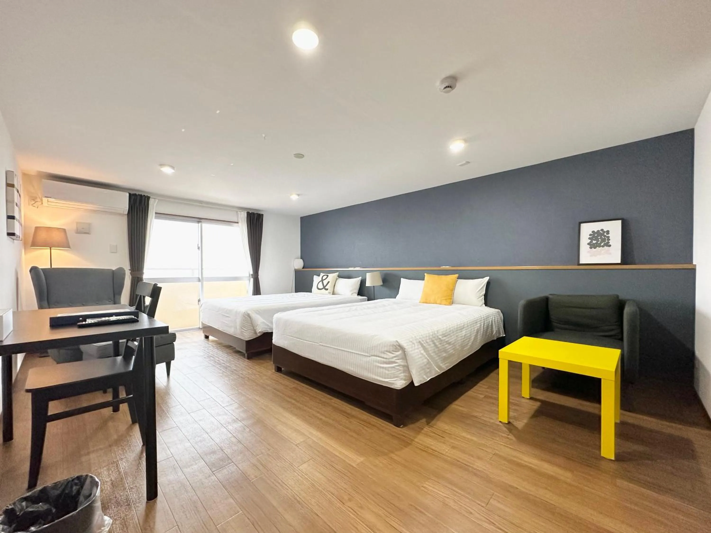 Bed in Hotel Miyakojima