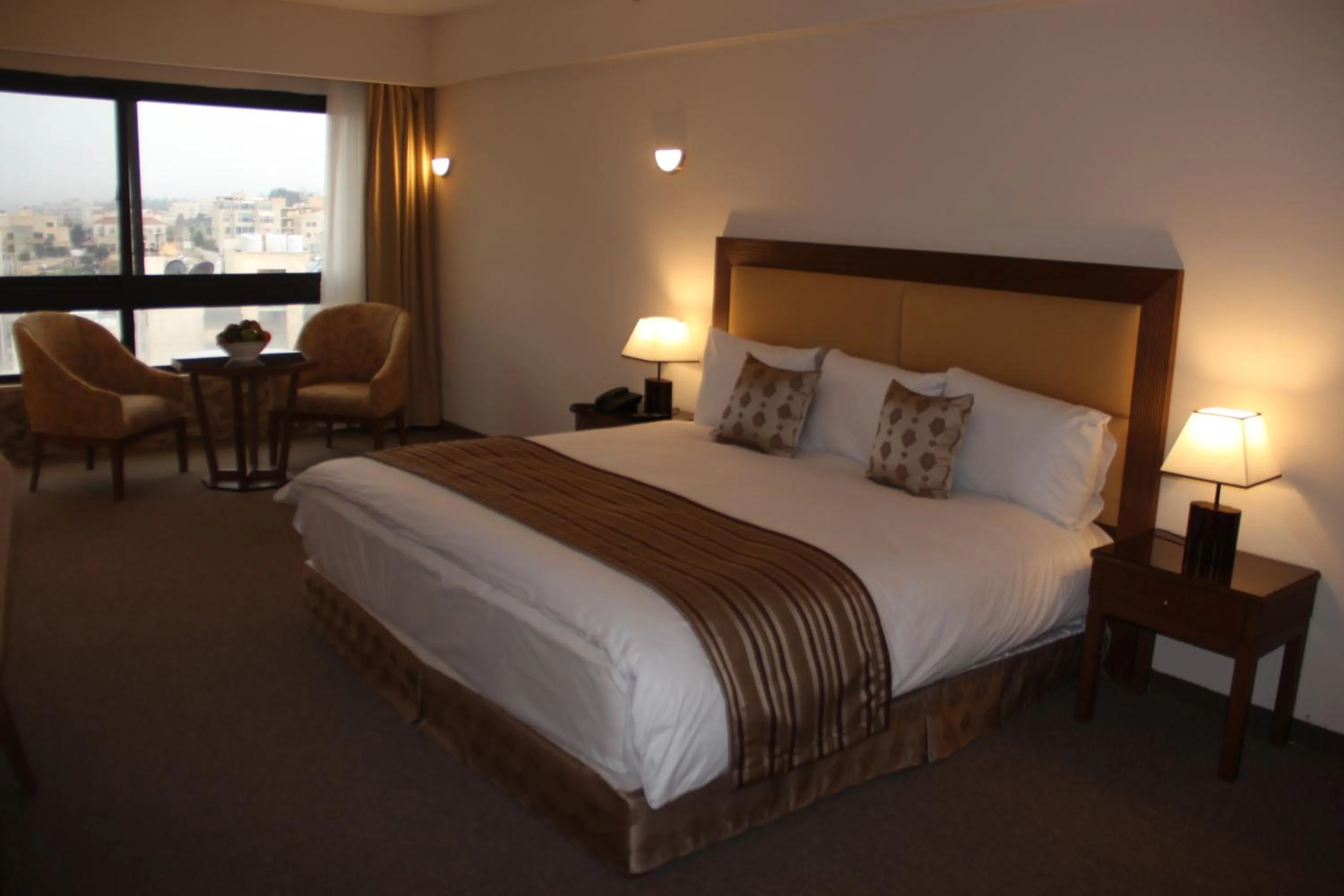 Bed in Saray Hotel Amman