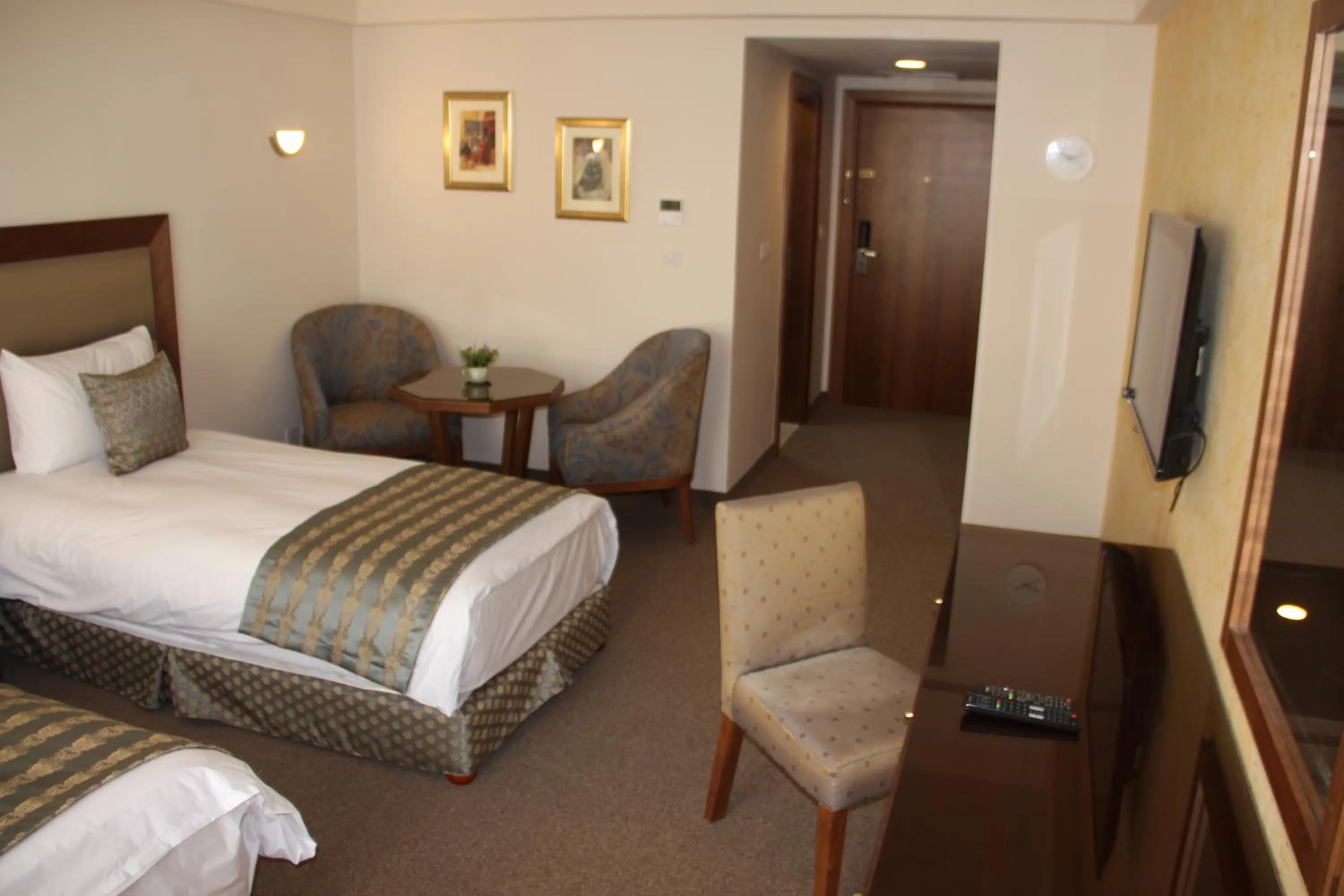 Bed in Saray Hotel Amman