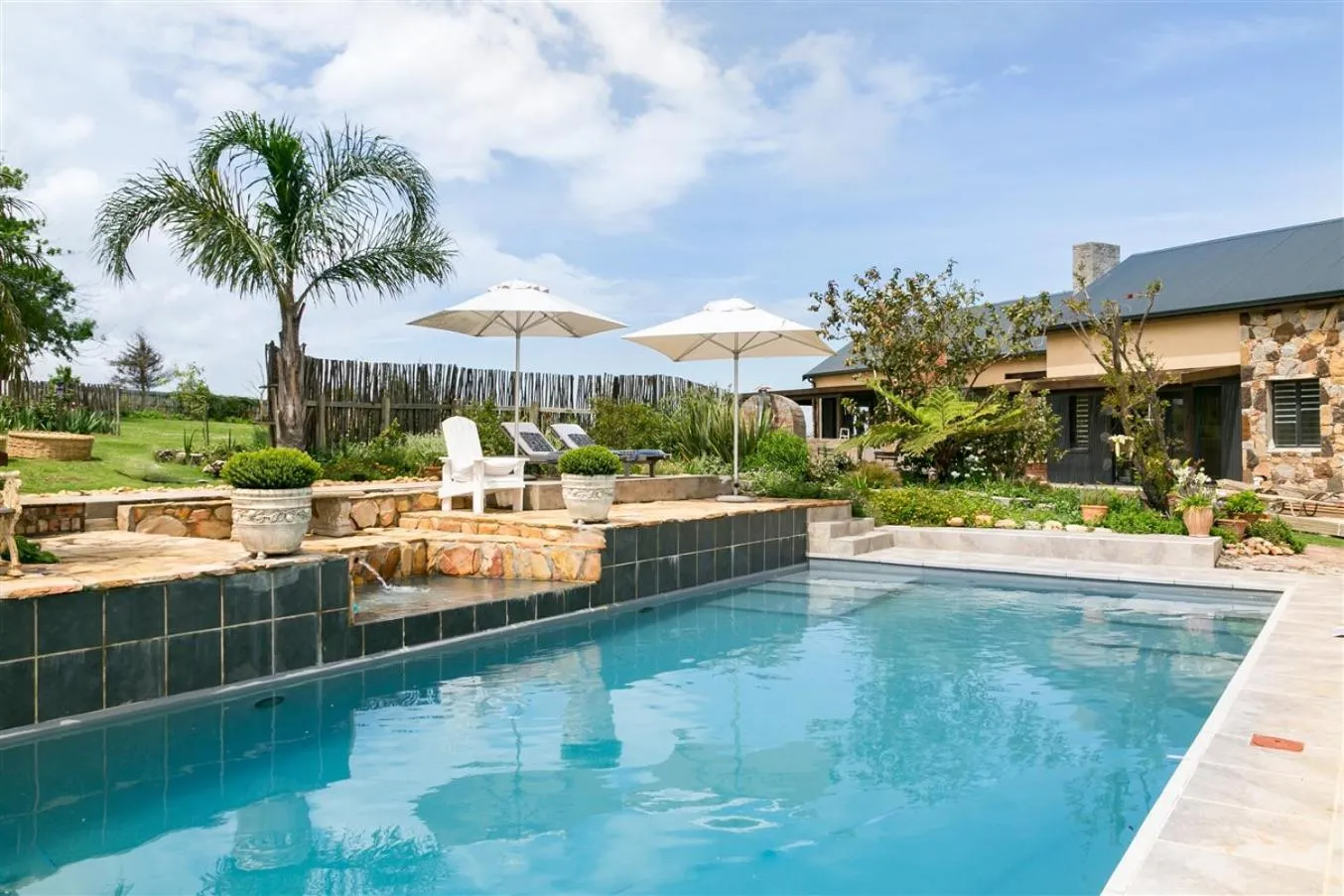 Swimming pool in Narnia Guest House