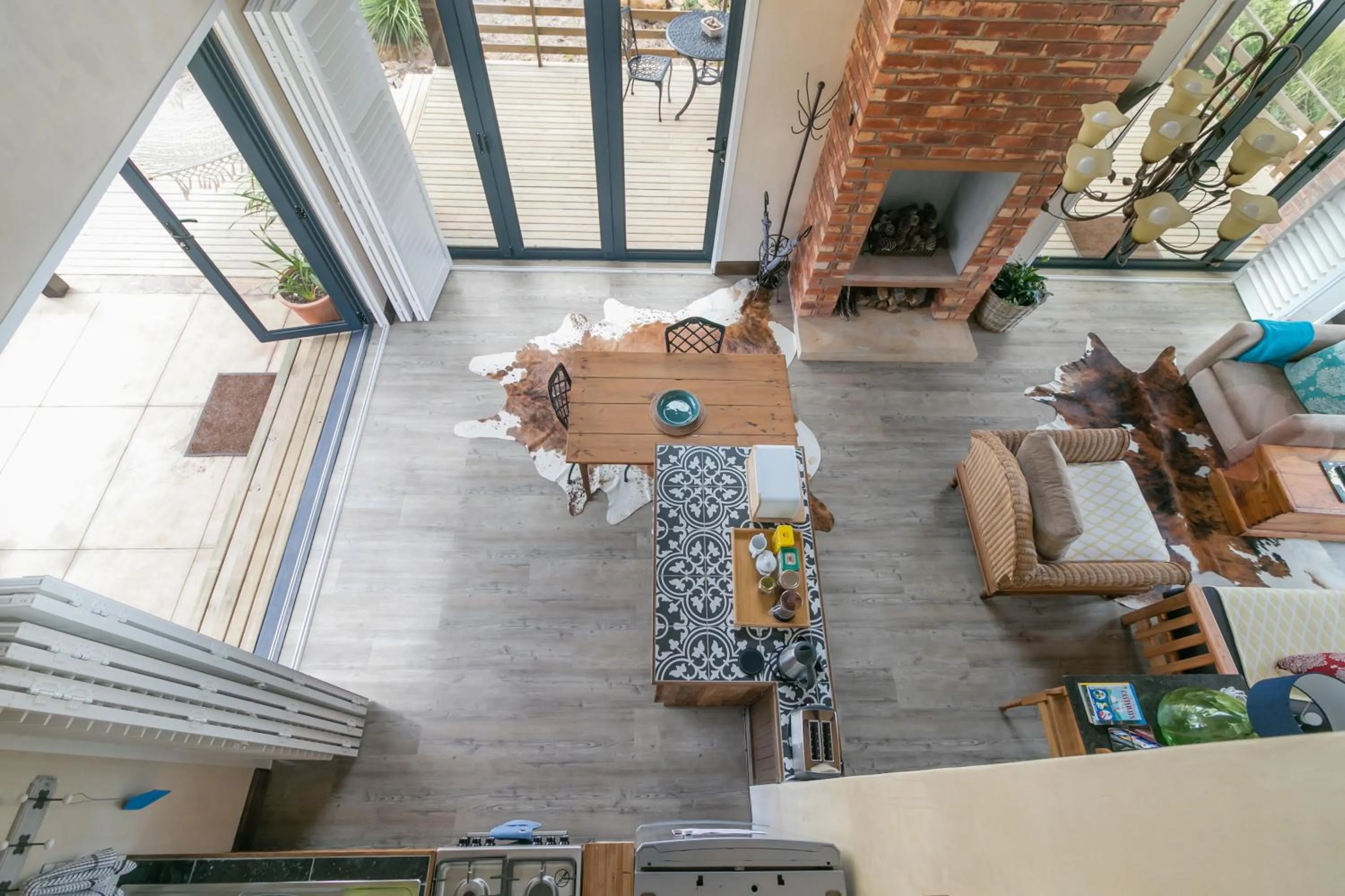 Patio in Narnia Guest House