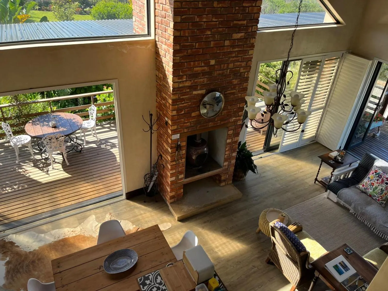 Patio in Narnia Guest House