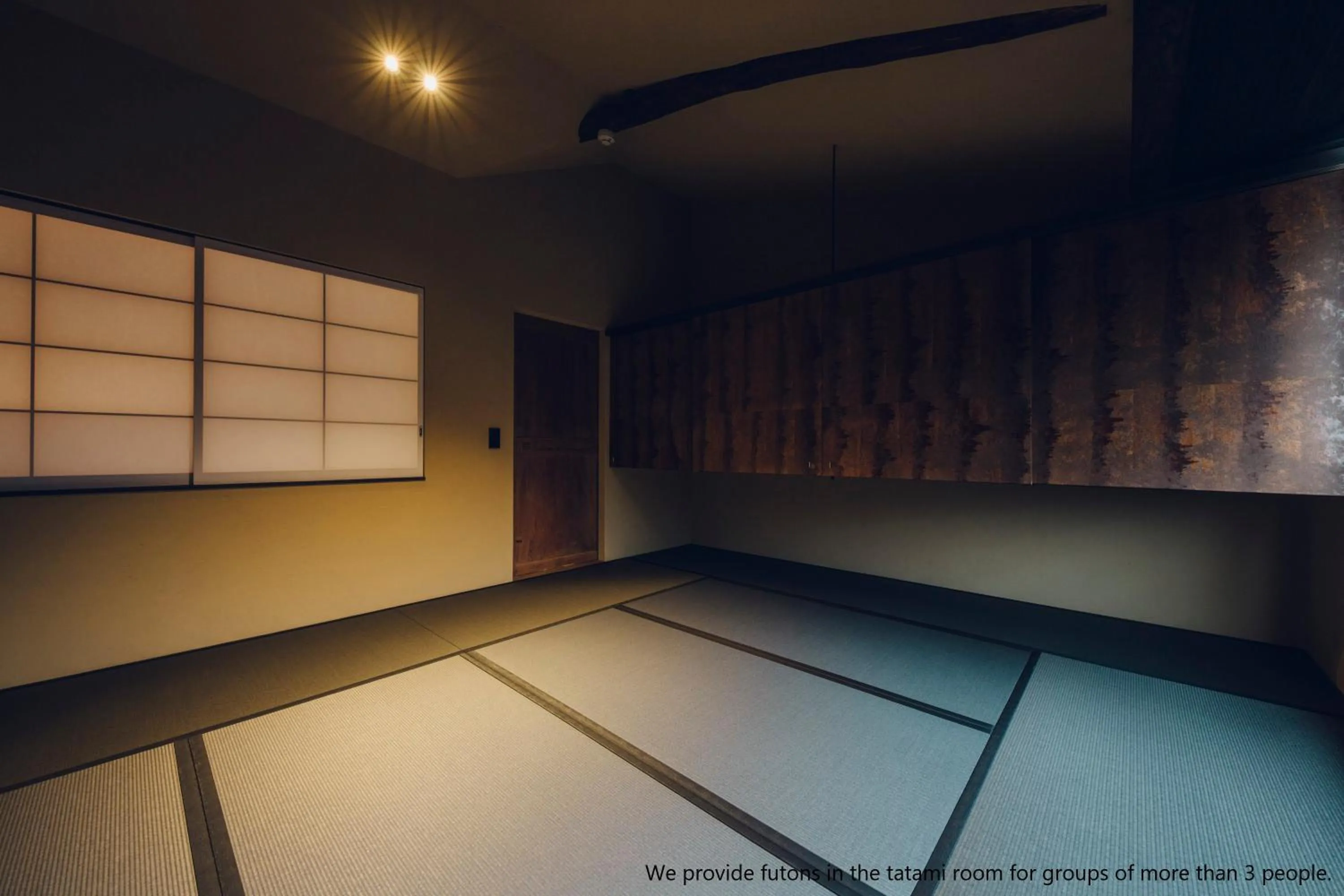 Bedroom in Ieno House Kyoto