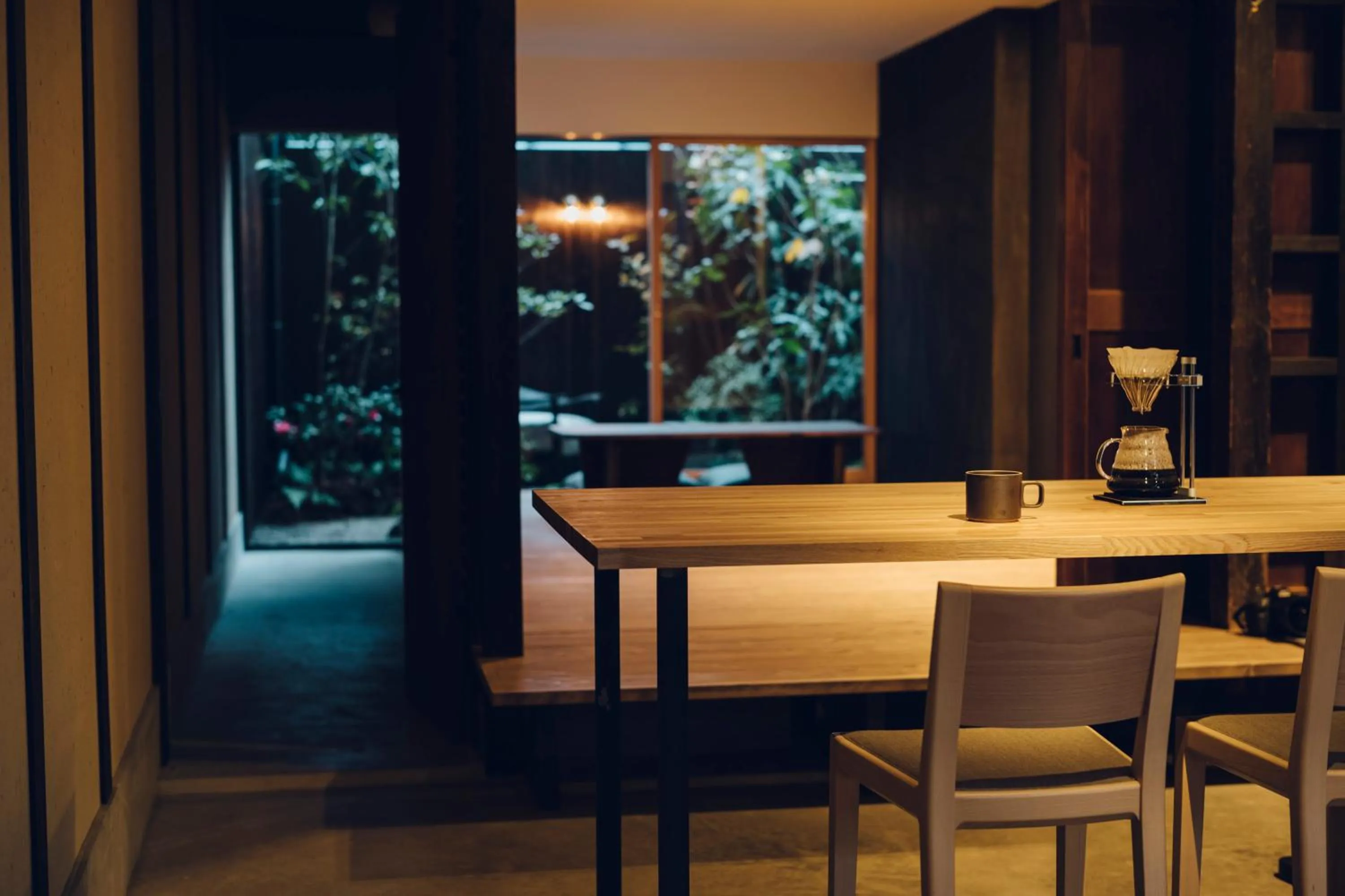 Dining area in Ieno House Kyoto