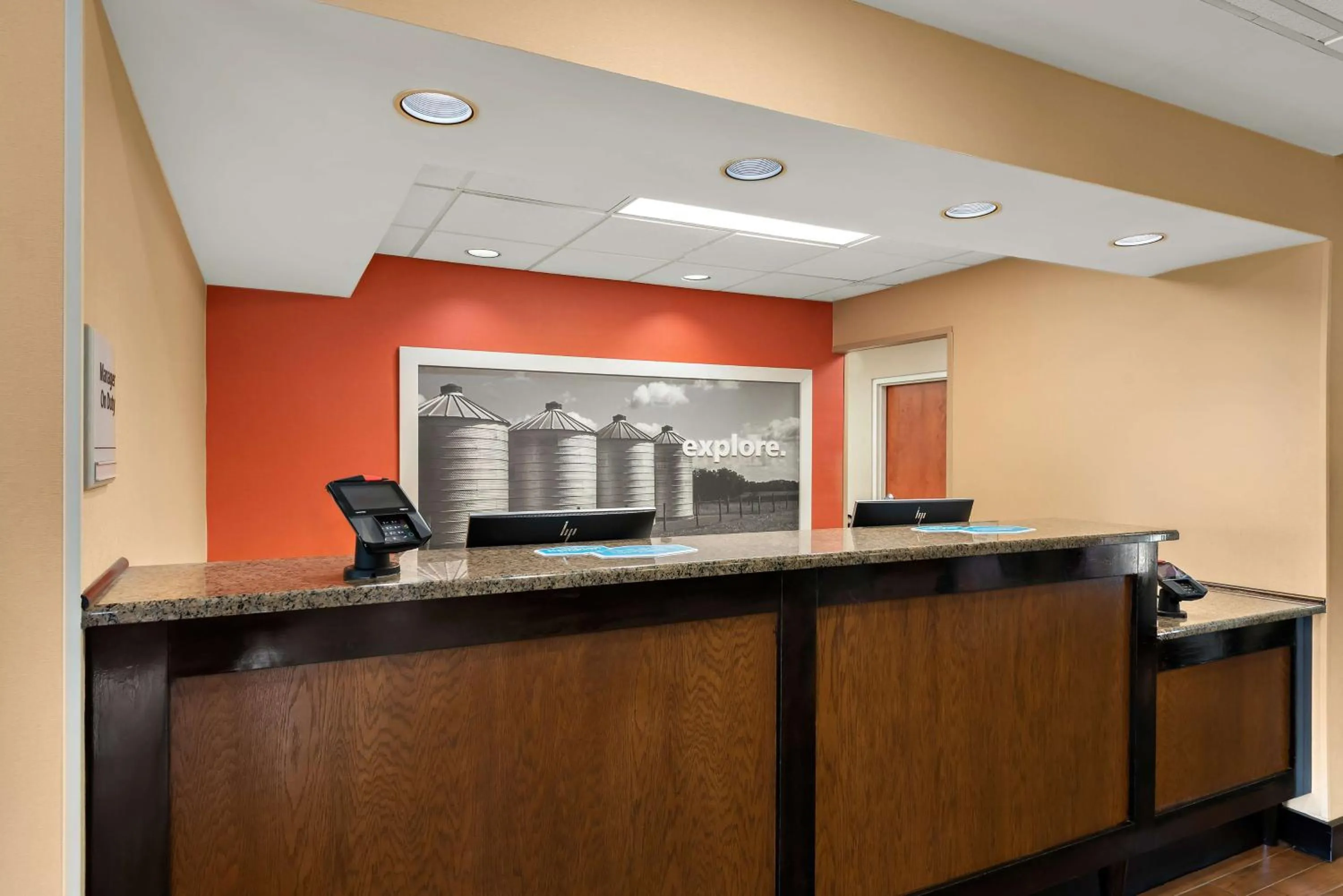 Lobby or reception in Hampton Inn Lancaster