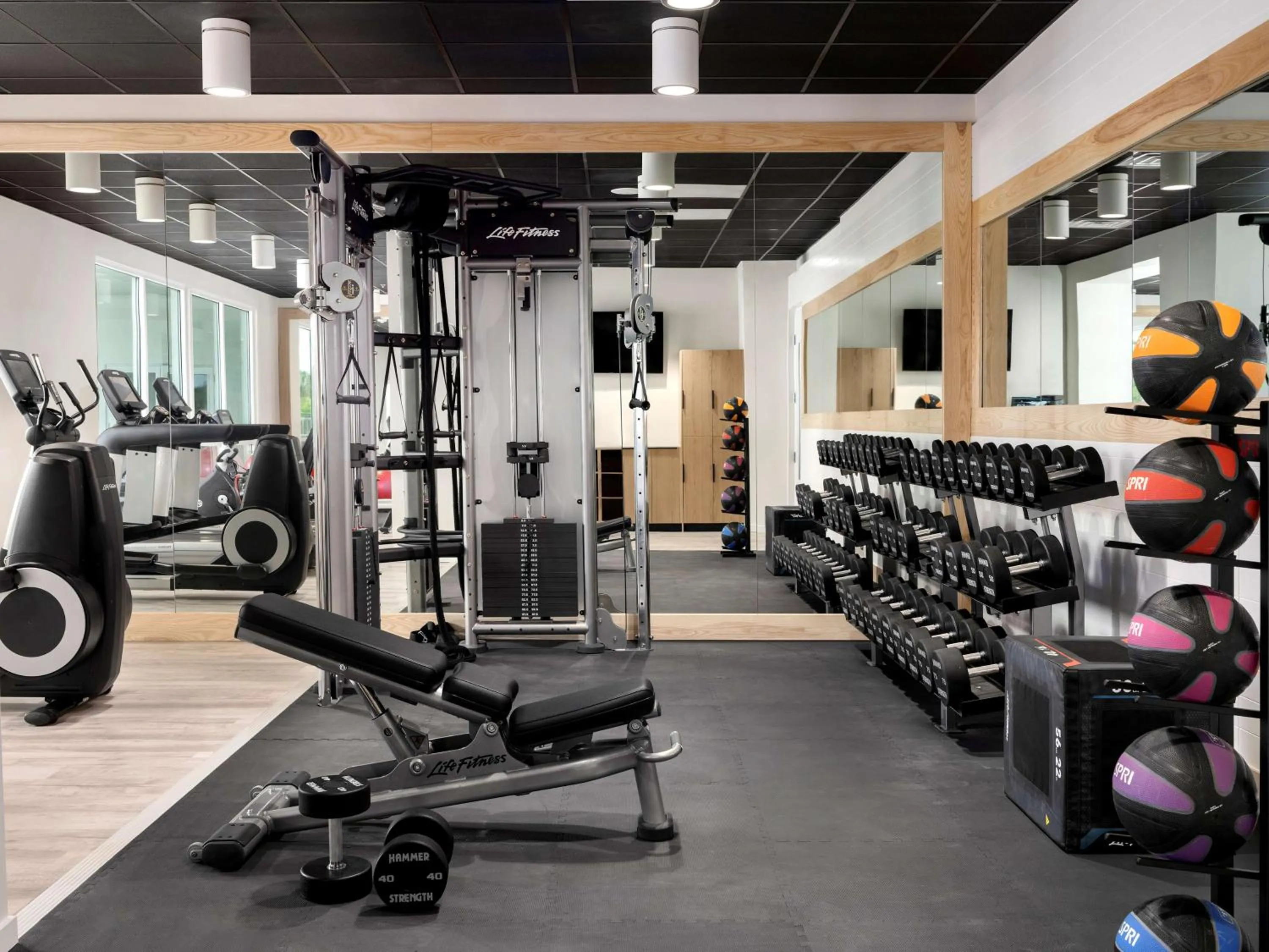 Fitness centre/facilities in Hilton Garden Inn Cocoa Beach-Oceanfront, FL