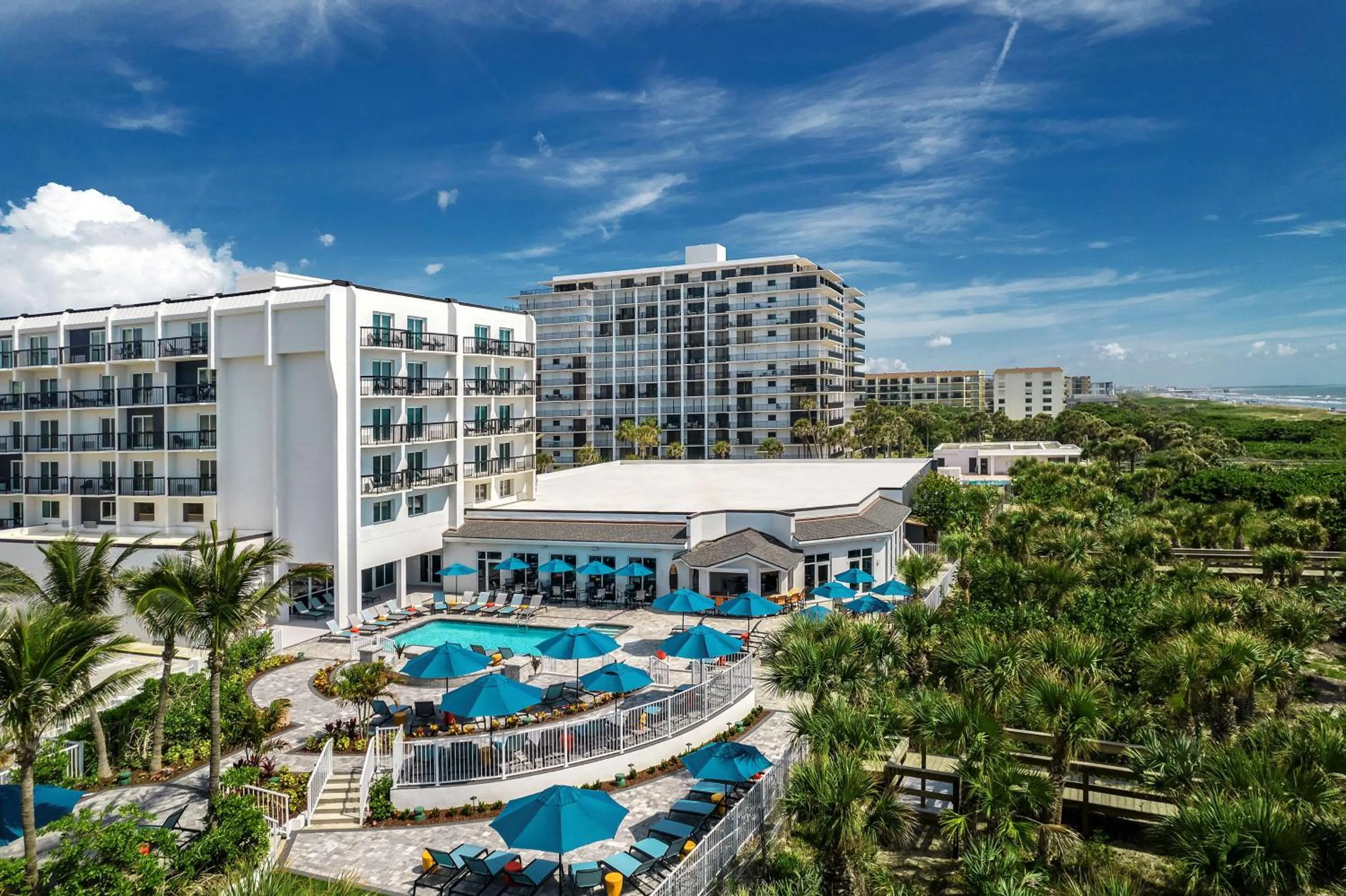Property building in Hilton Garden Inn Cocoa Beach-Oceanfront, FL