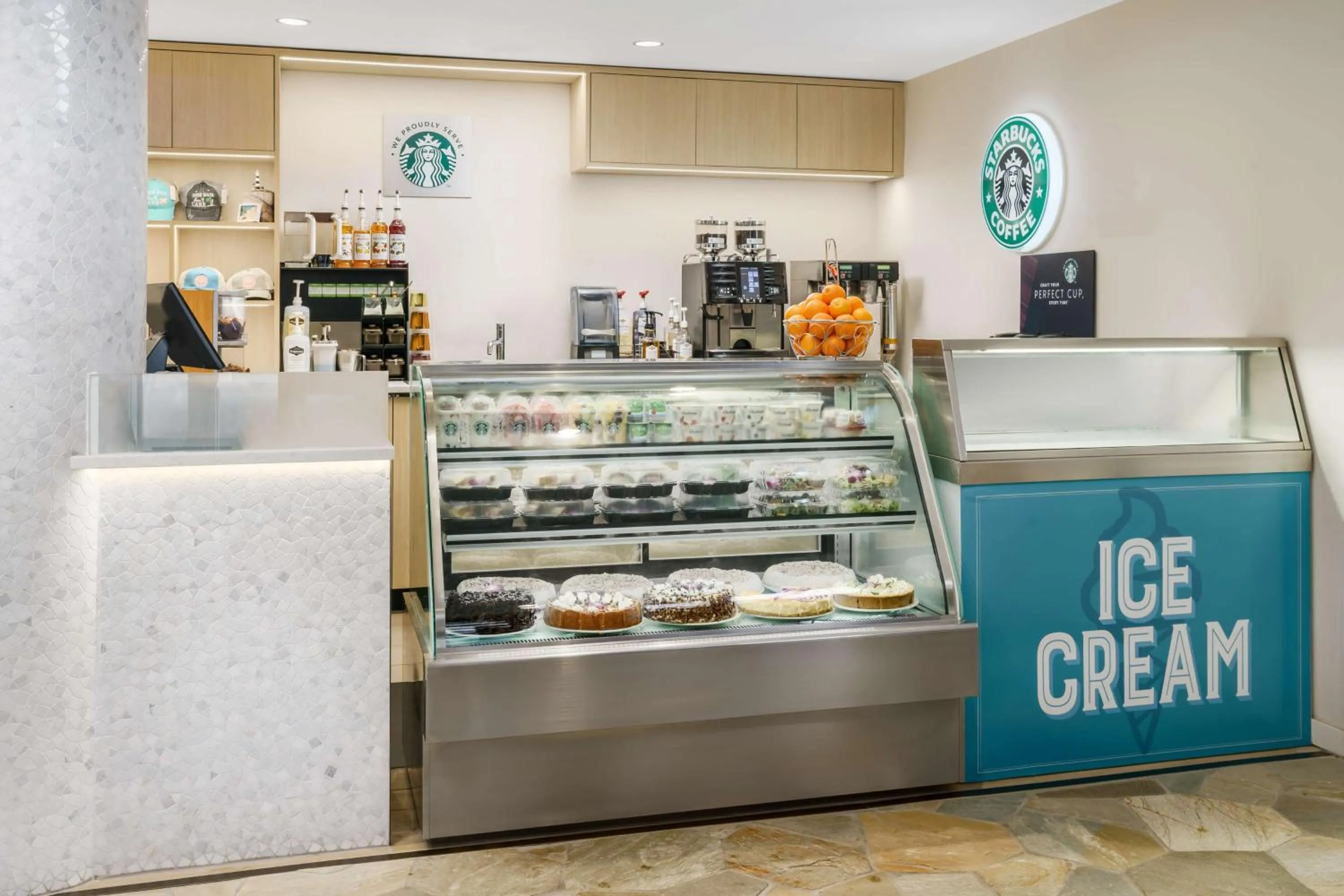 Breakfast in Hilton Garden Inn Cocoa Beach-Oceanfront, FL