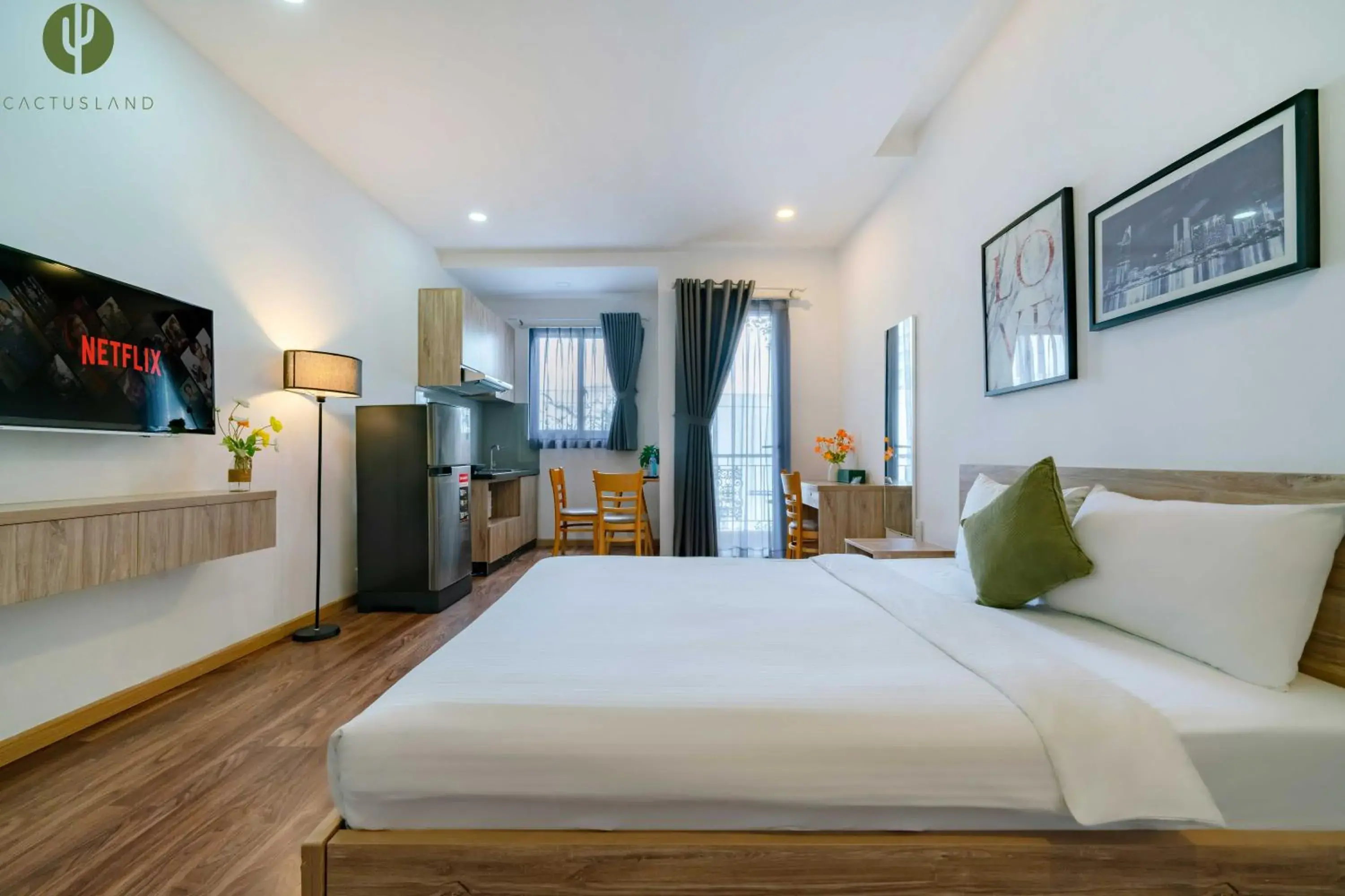 Deluxe Studio with Balcony in Cactusland Hotel & Apartment Deluxe Studio with Balcony in Cactusland Hotel & Apartment