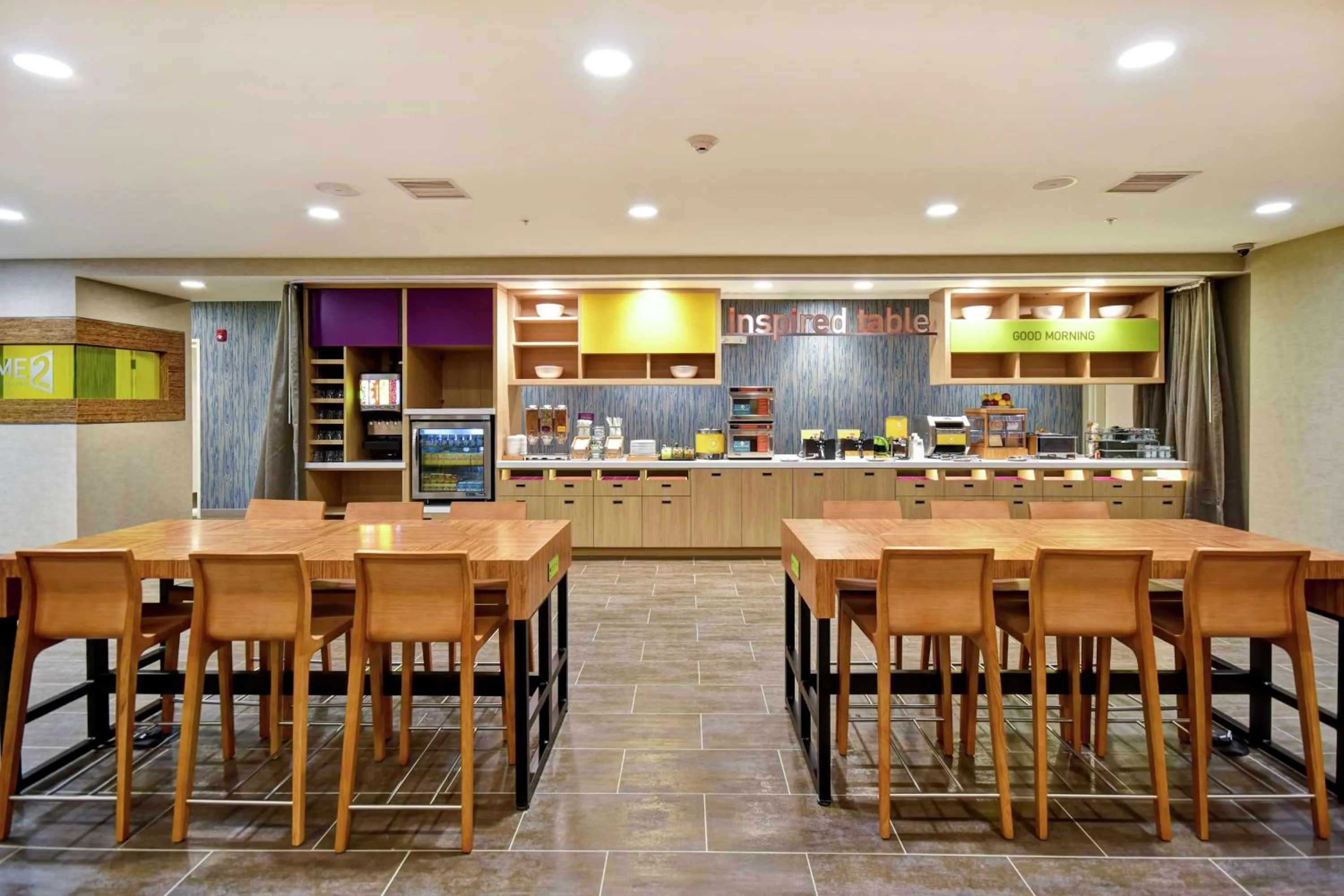 Breakfast in Home2 Suites By Hilton Terre Haute