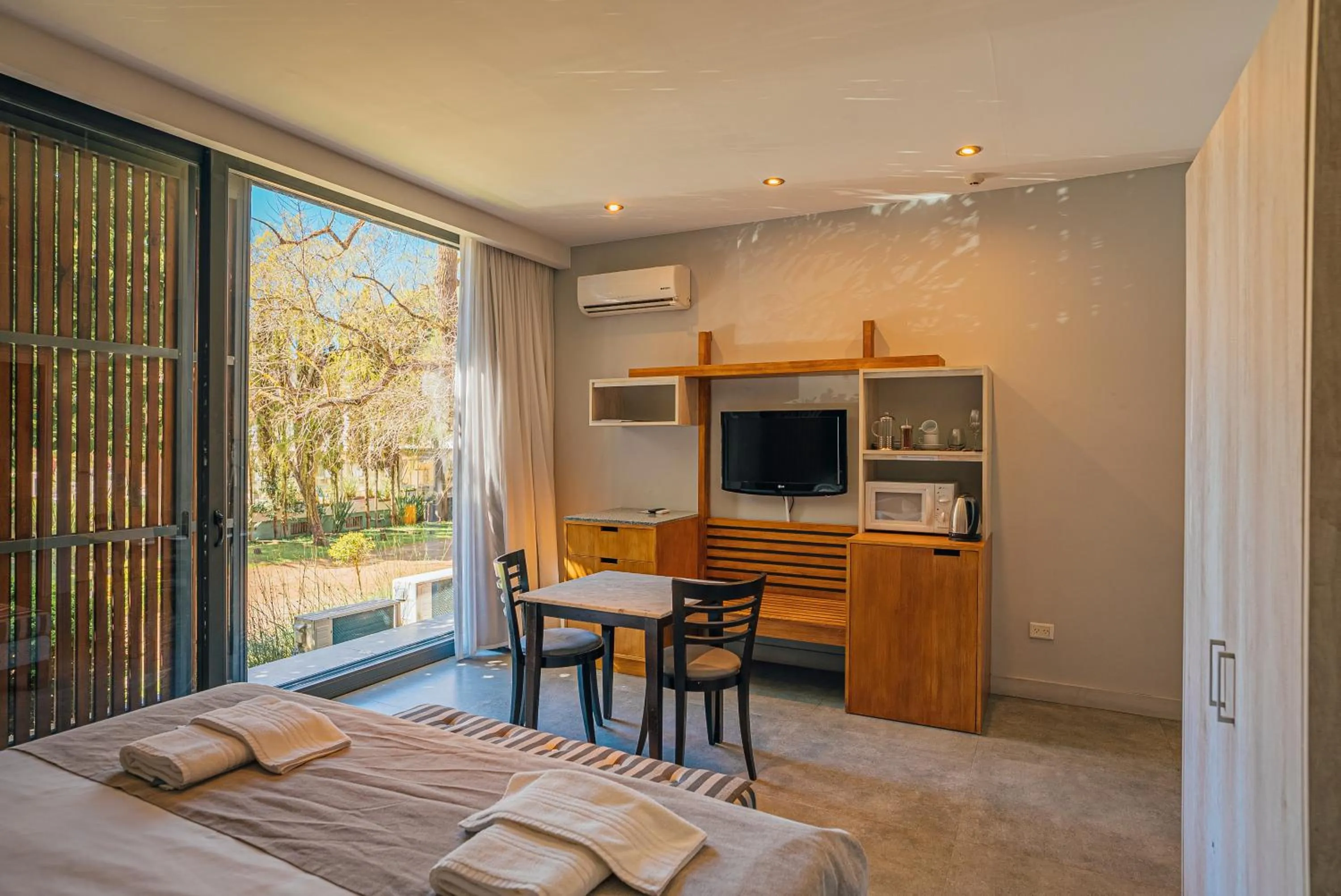 Photo of the whole room, Bed in Destinar Apart